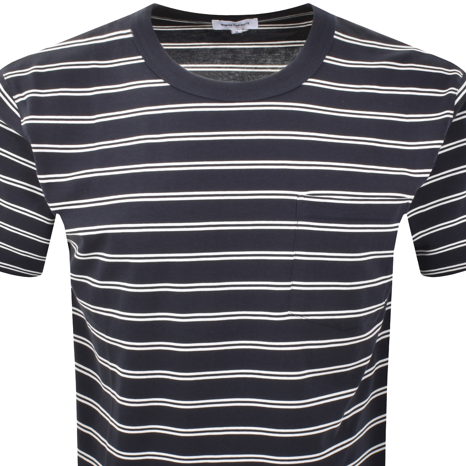 Norse Projects Holger Sailor Stripe T Shirt Navy