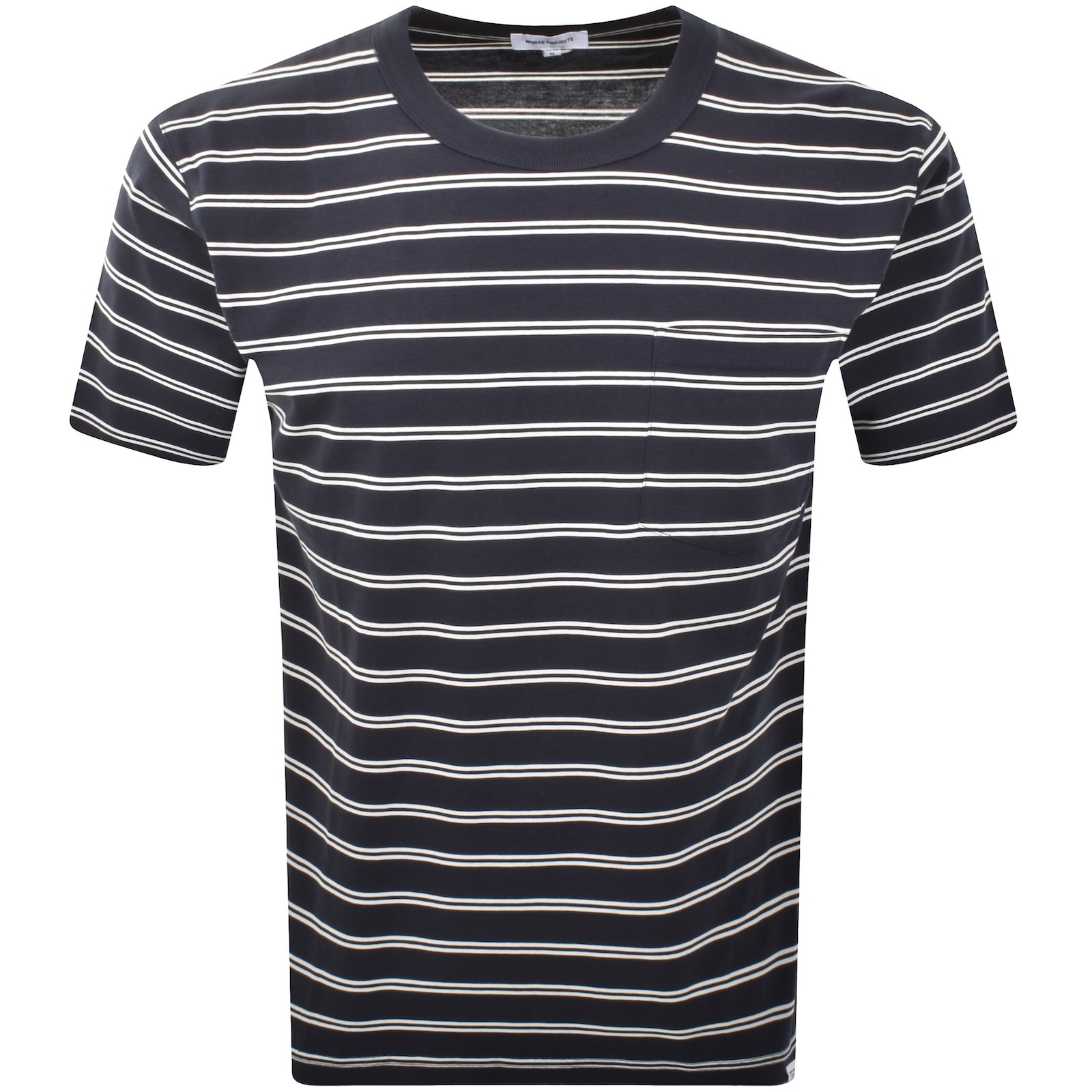 Norse Projects Holger Sailor Stripe T Shirt Navy