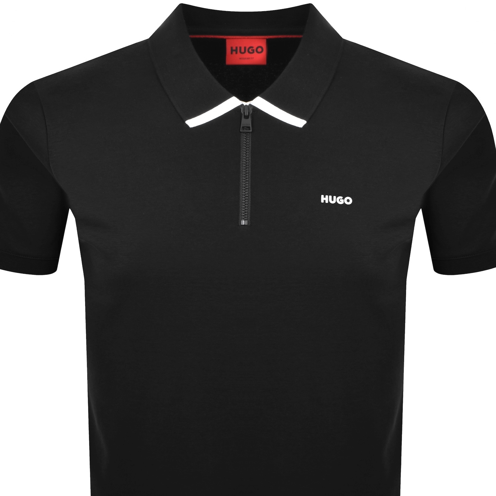 Hugo Boss Cotton-piqu Polo Shirt With Contrast Logo