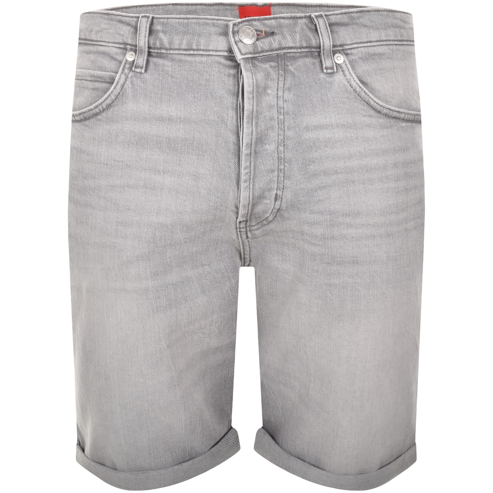 Hugo Boss Hugo 634 Denim Shorts Medium Grey In Gray