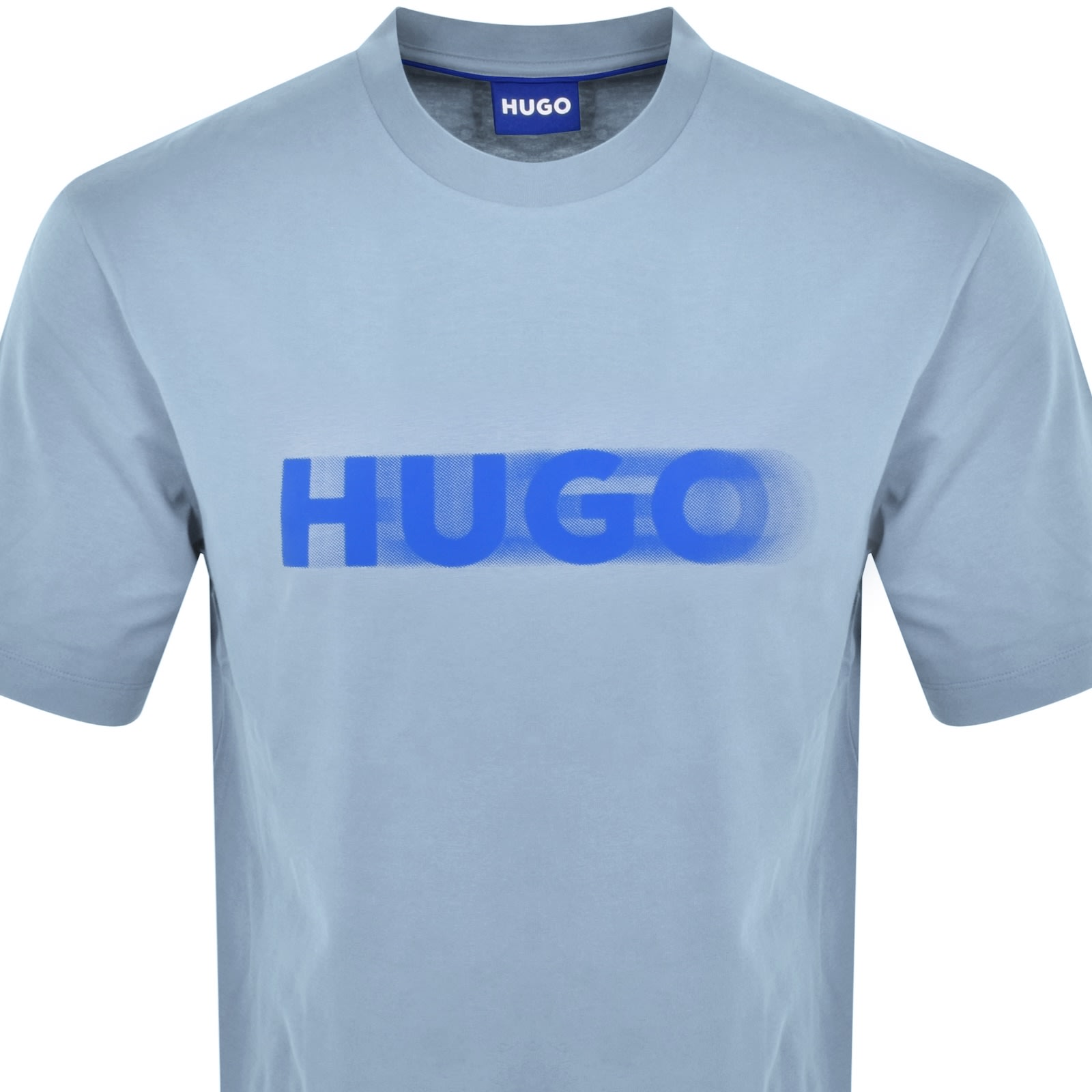 Hugo Blue Nalax T Shirt Light Blue In Blue