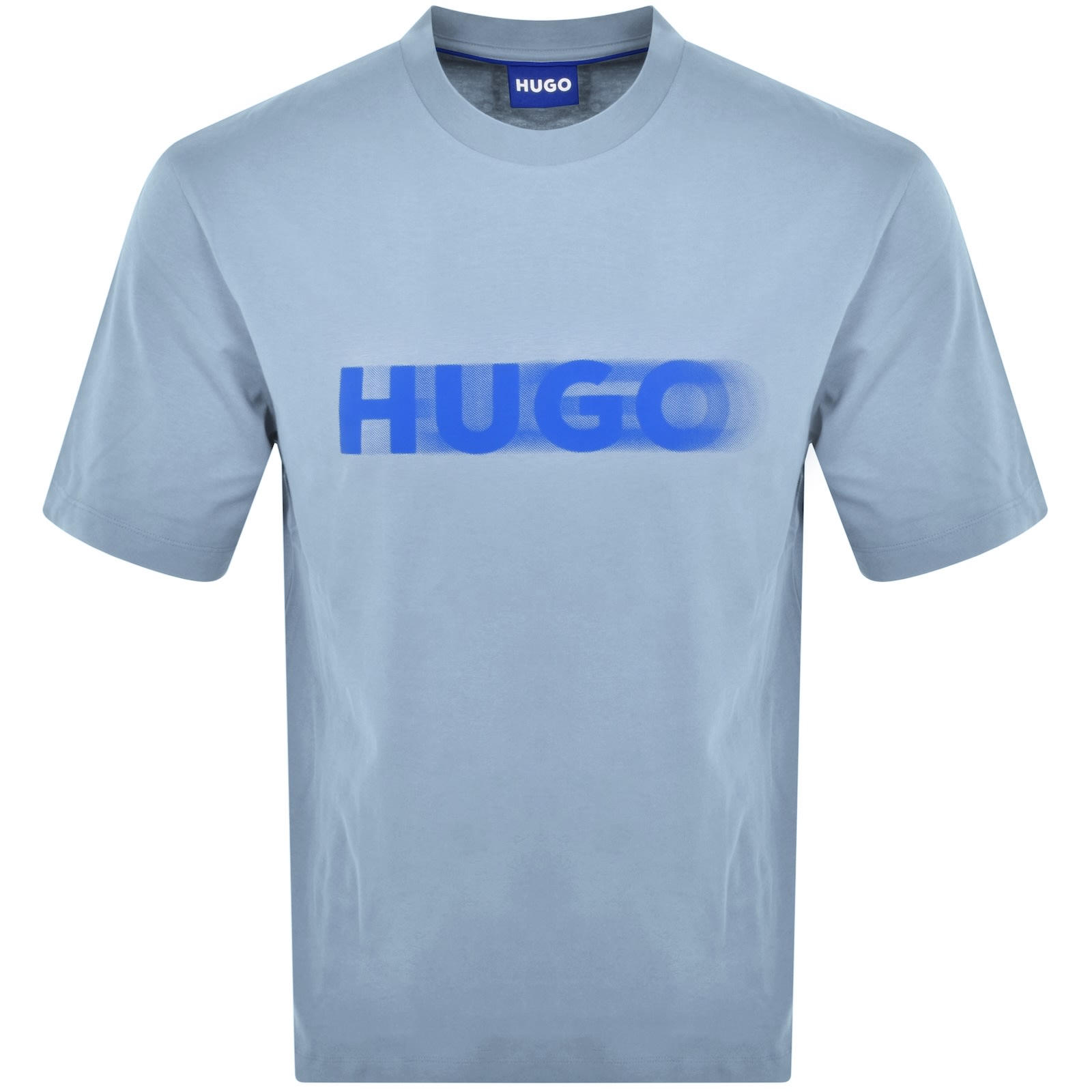 Hugo Blue Nalax T Shirt Light Blue In Blue
