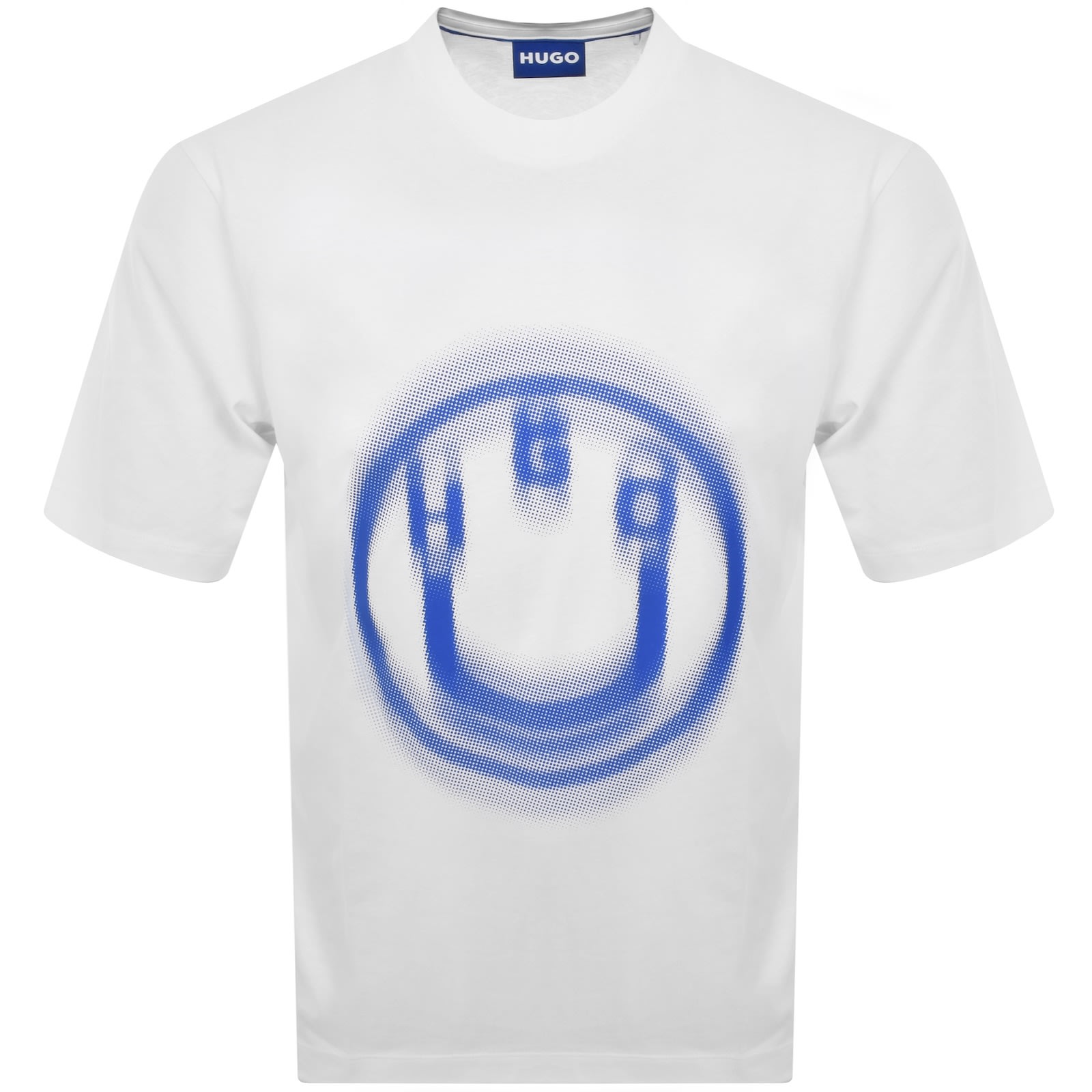 Hugo Blue Nalax T Shirt White In White