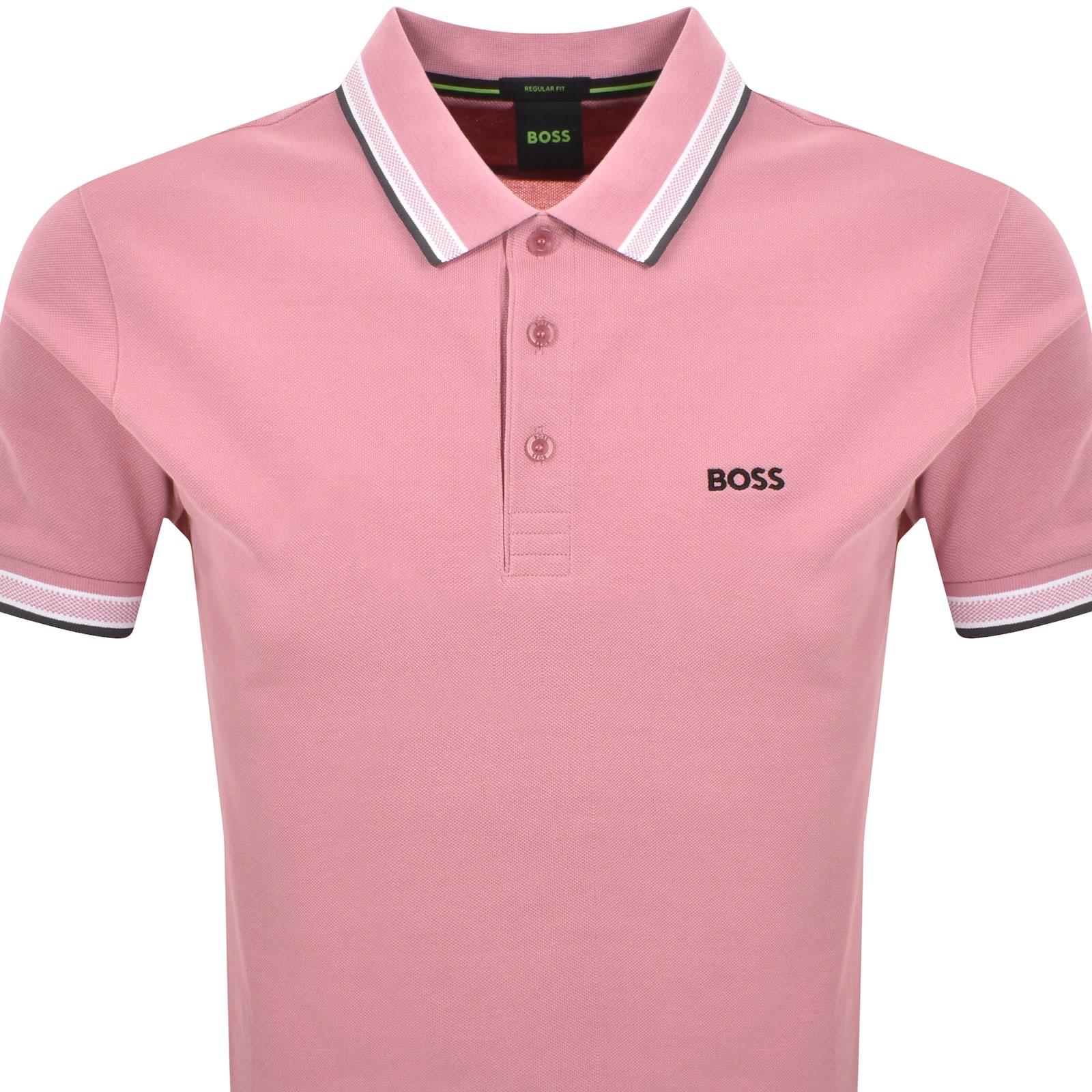 Boss Athleisure Boss Paddy Polo T Shirt Pink In Pink