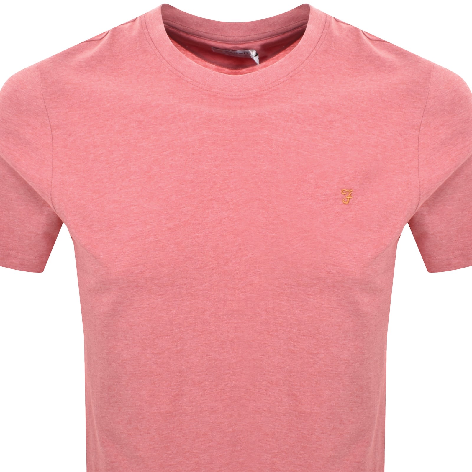 Farah Vintage Farah Danny T Shirt Carnation Pink Marl