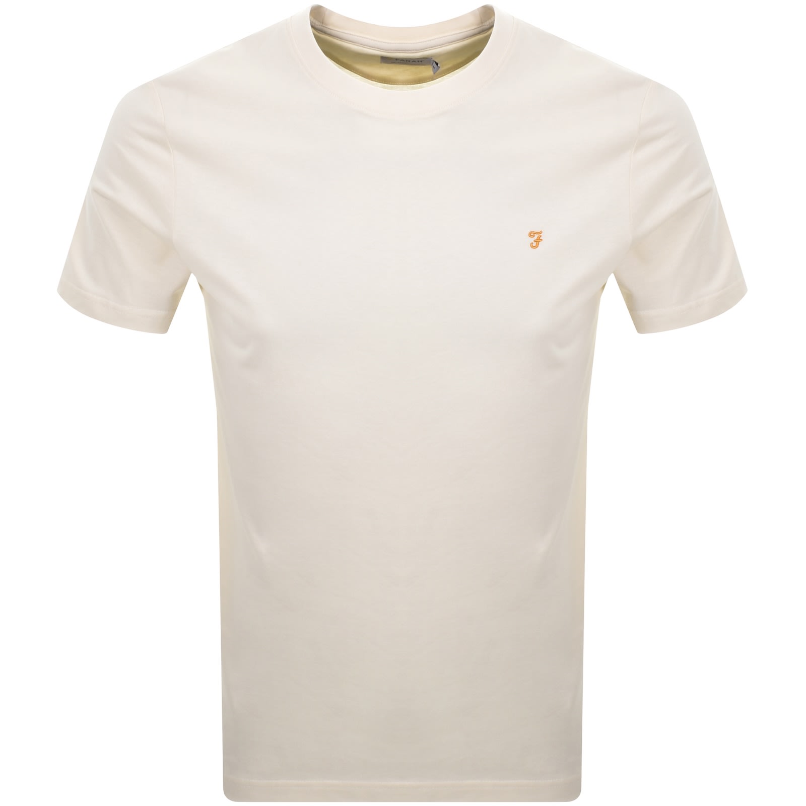 Farah Vintage Farah Danny Regular Fit T Shirt Ecru