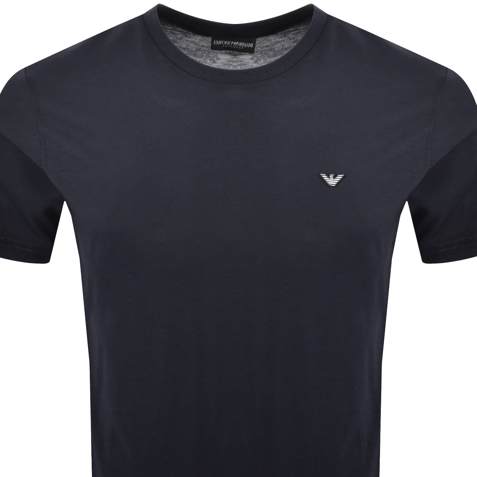 Armani Collezioni Emporio Armani Beachwear Crew Neck T Shirt Navy