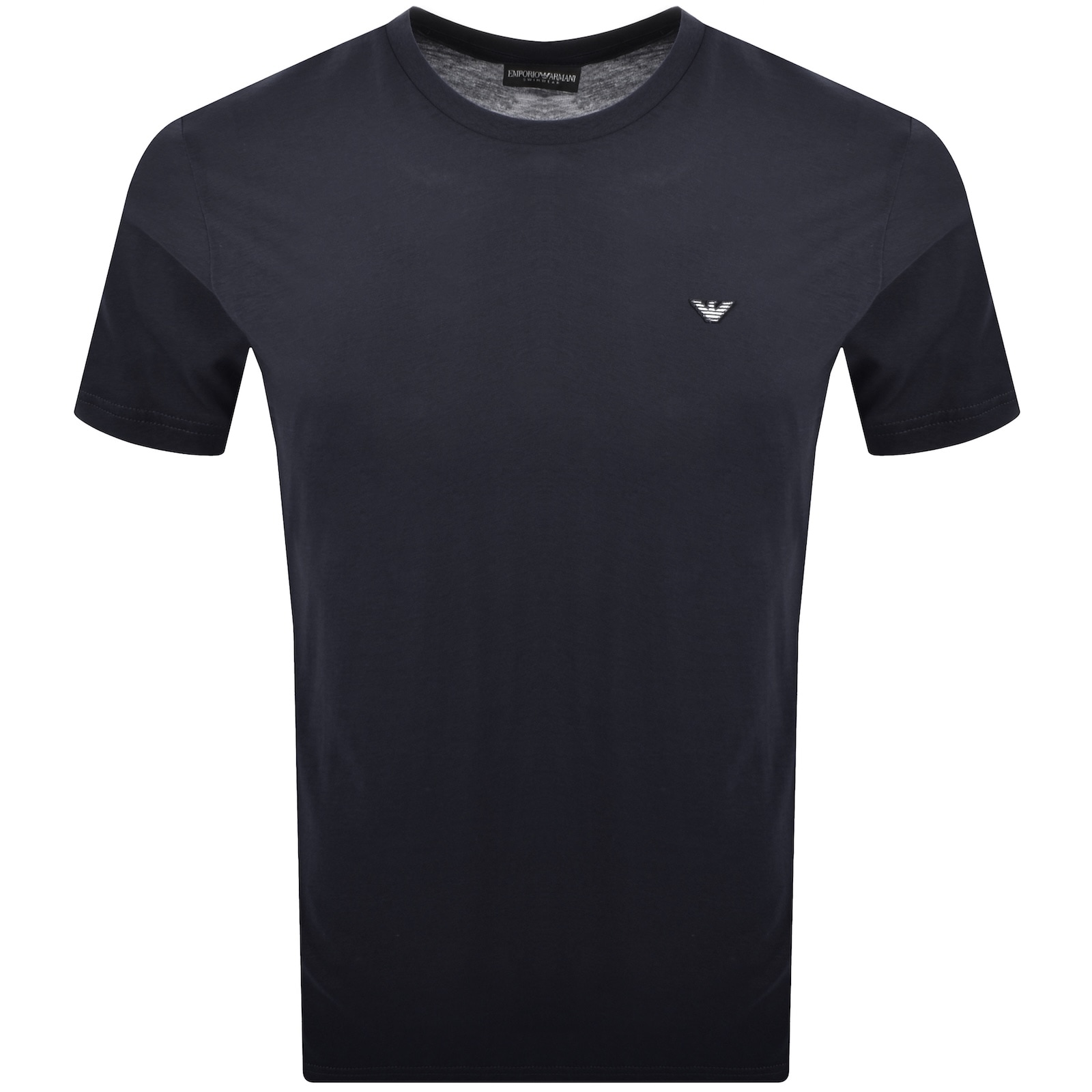 Armani Collezioni Emporio Armani Beachwear Crew Neck T Shirt Navy