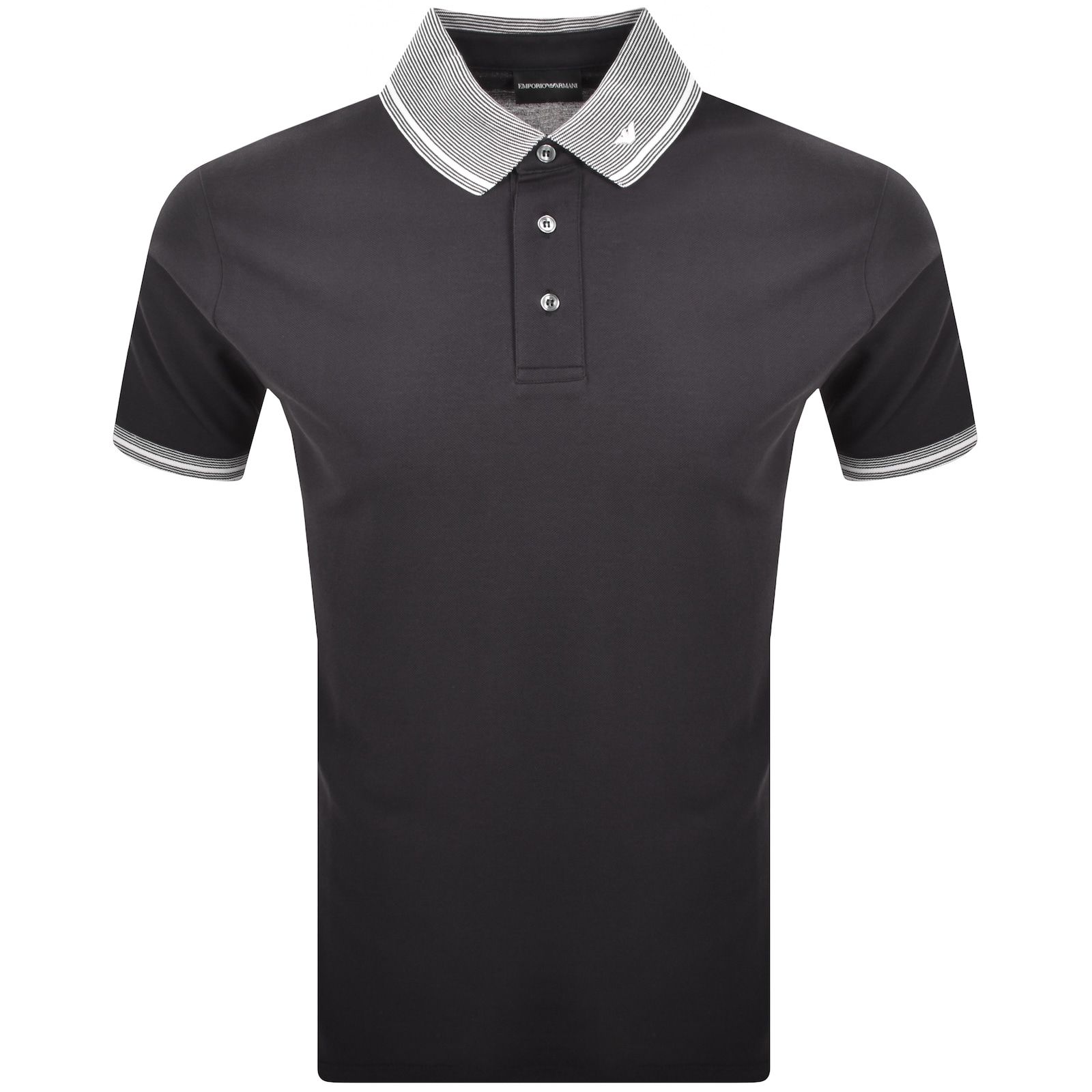 Armani Collezioni Emporio Armani Short Sleeved Polo T Shirt Black