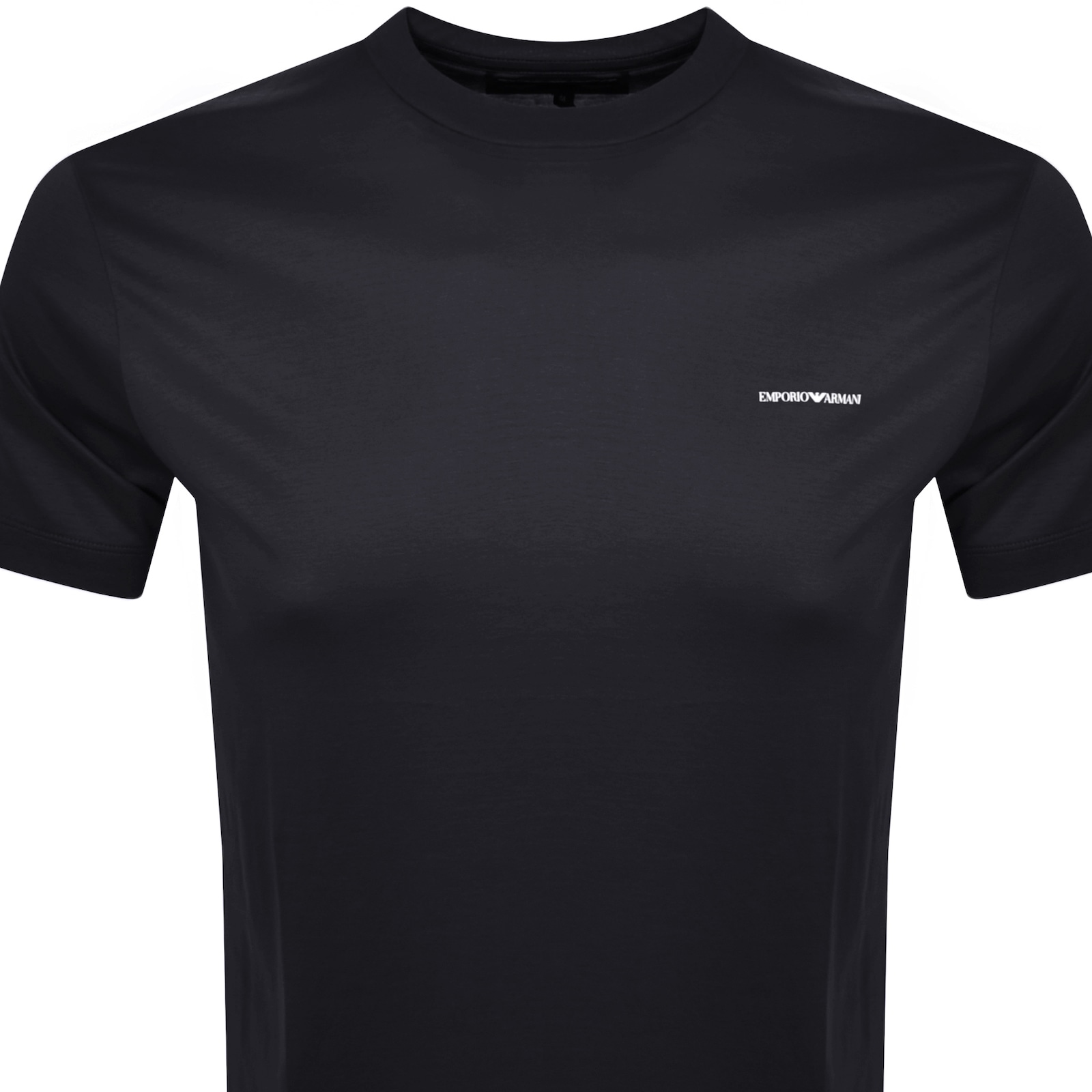 Armani Collezioni Emporio Armani Short Sleeved Logo T Shirt Navy