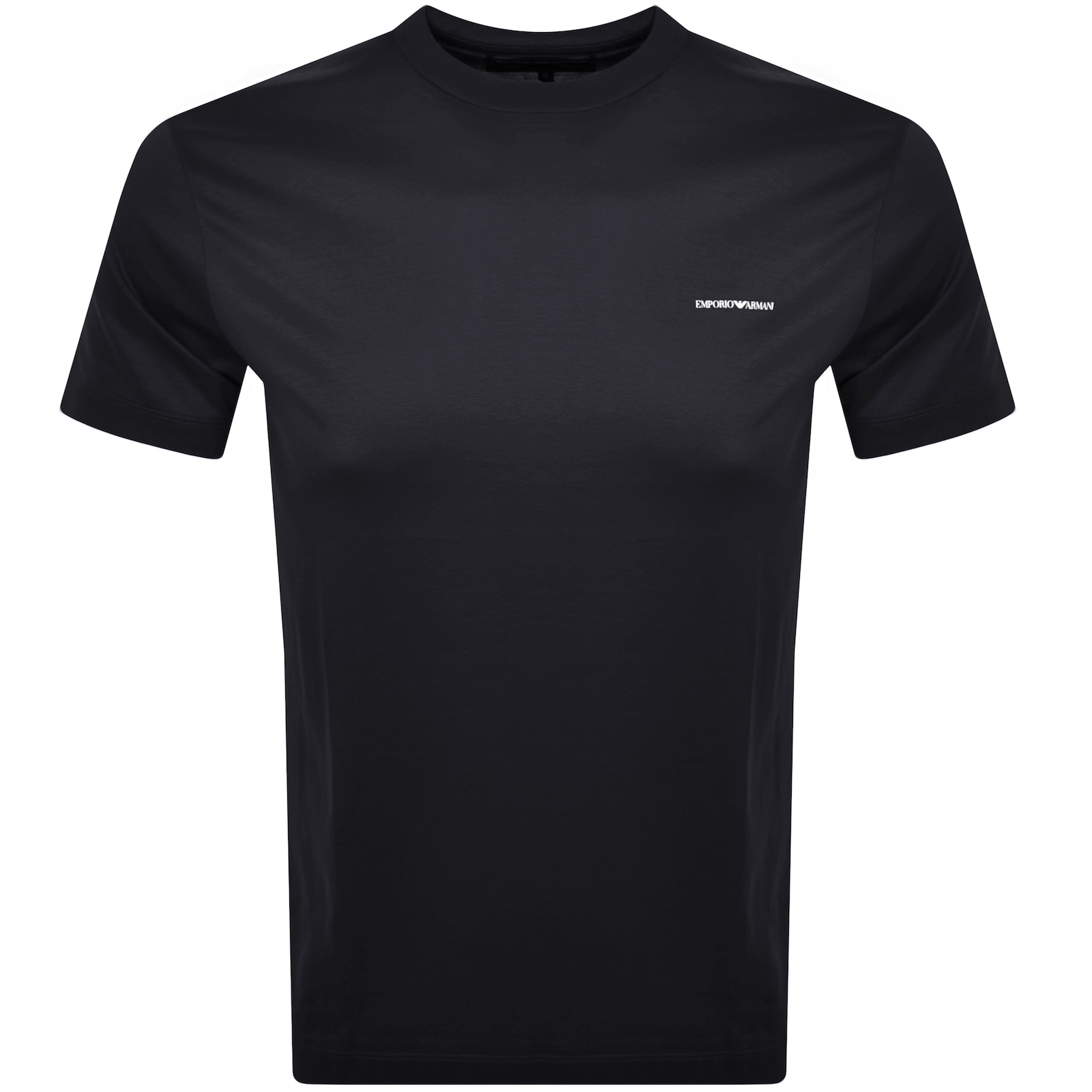 Armani Collezioni Emporio Armani Short Sleeved Logo T Shirt Navy