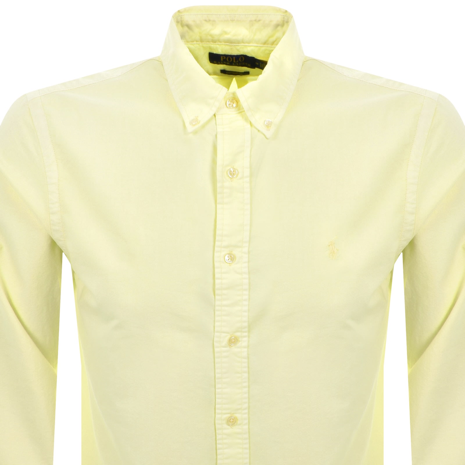 Ralph Lauren Long Sleeve Shirt Yellow In Yellow