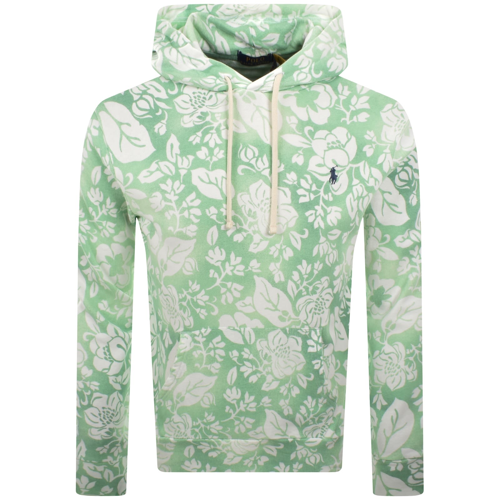 Ralph Lauren Floral Hoodie Green In Green