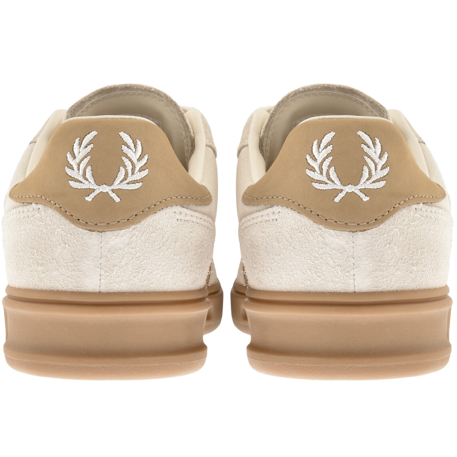 Fred Perry B4 Suede Trainers Cream