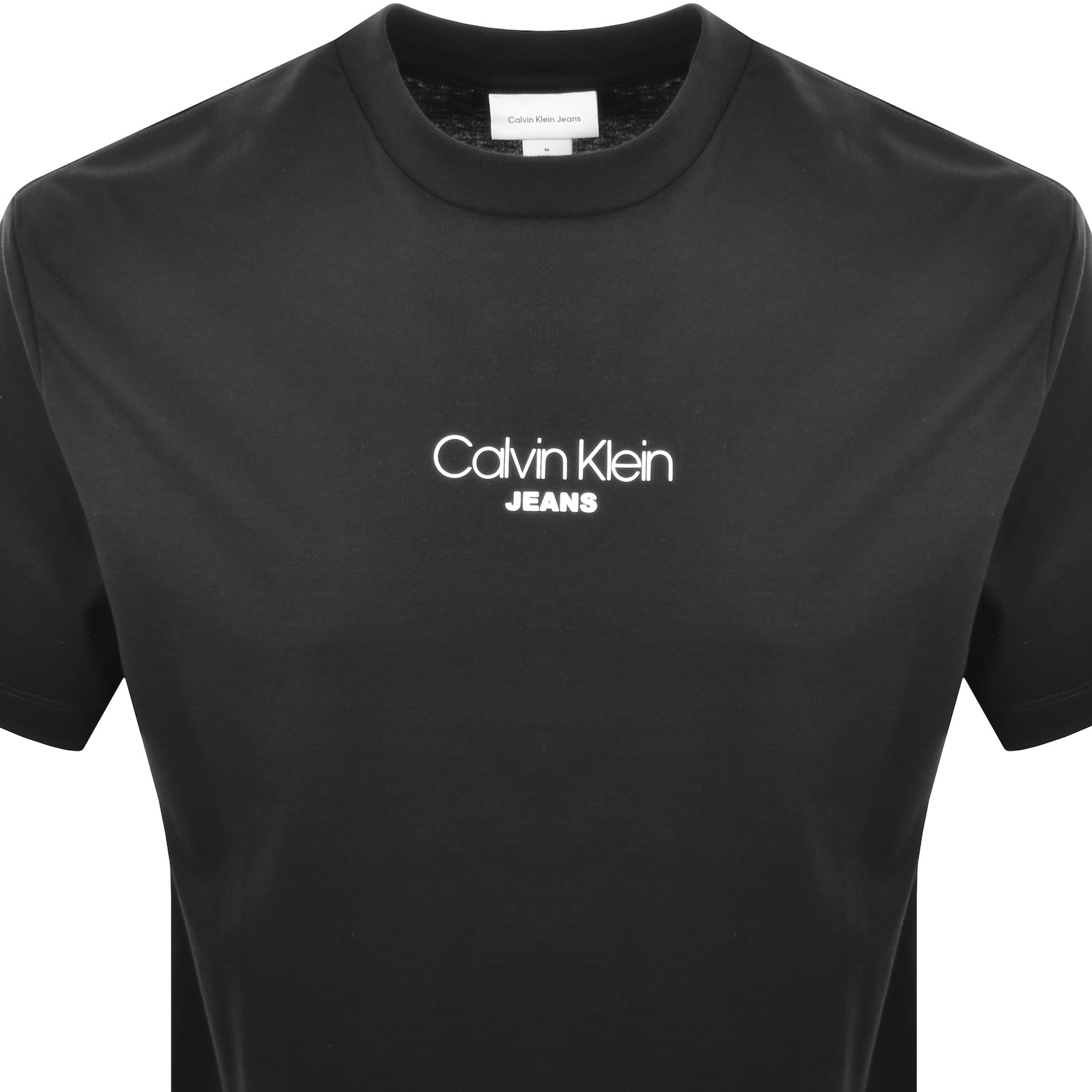 Shop Calvin Klein Jeans Relaxed Fit T Shirt Black