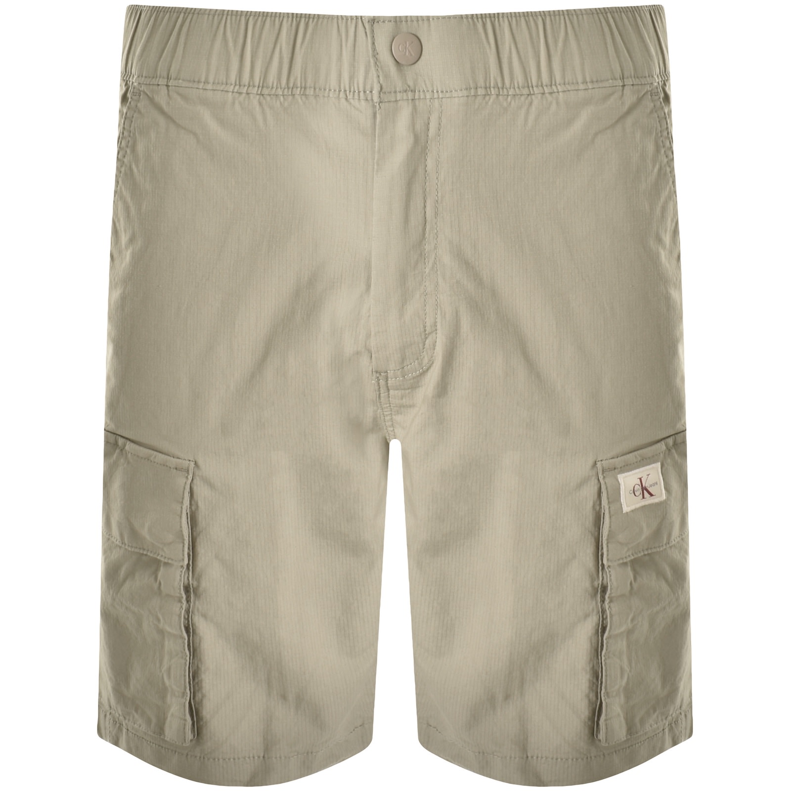 Calvin Klein Jeans Cargo Shorts Green In Blue