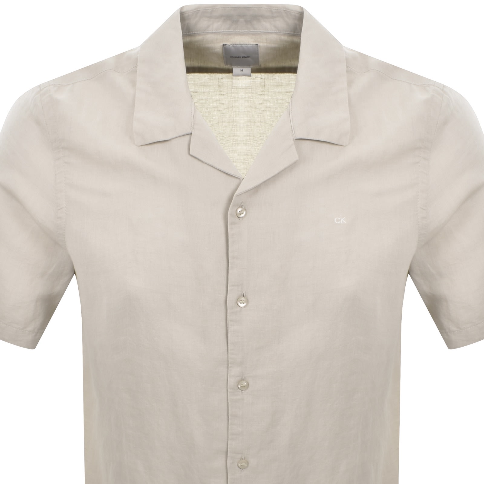 Calvin Klein Linen Shirt Beige