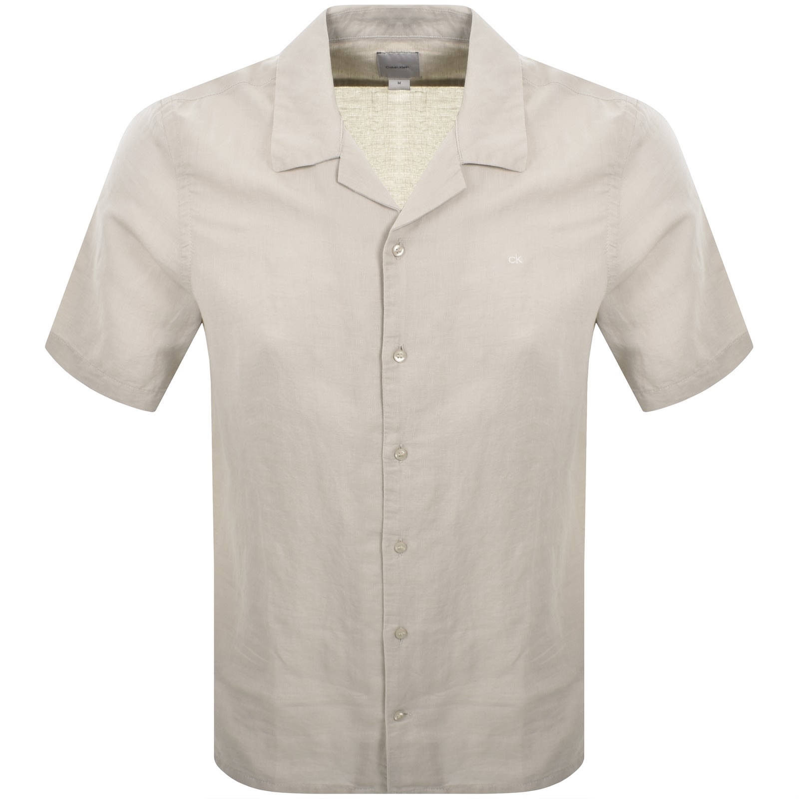 Calvin Klein Linen Shirt Beige