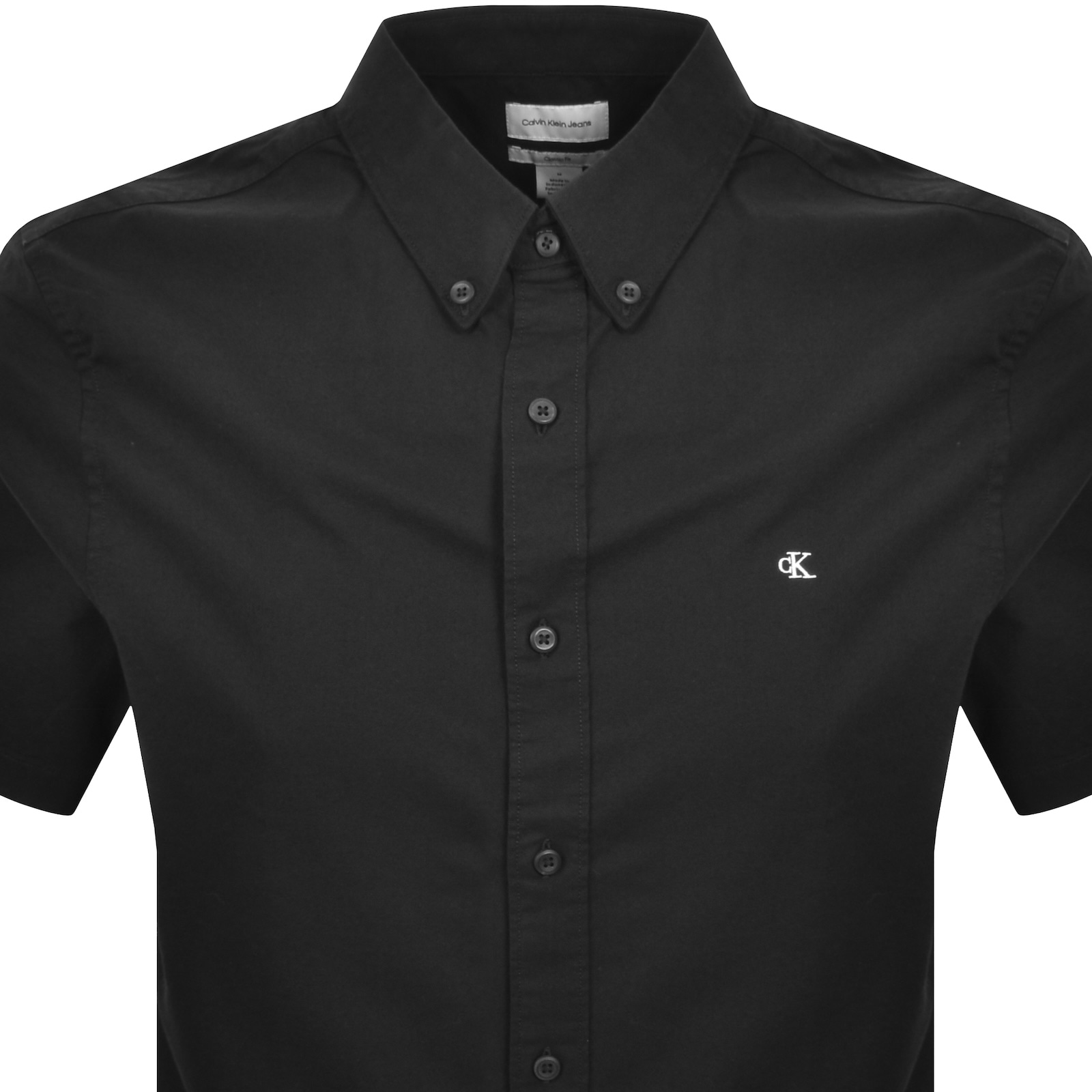 Shop Calvin Klein Jeans Oxford Shirt Black