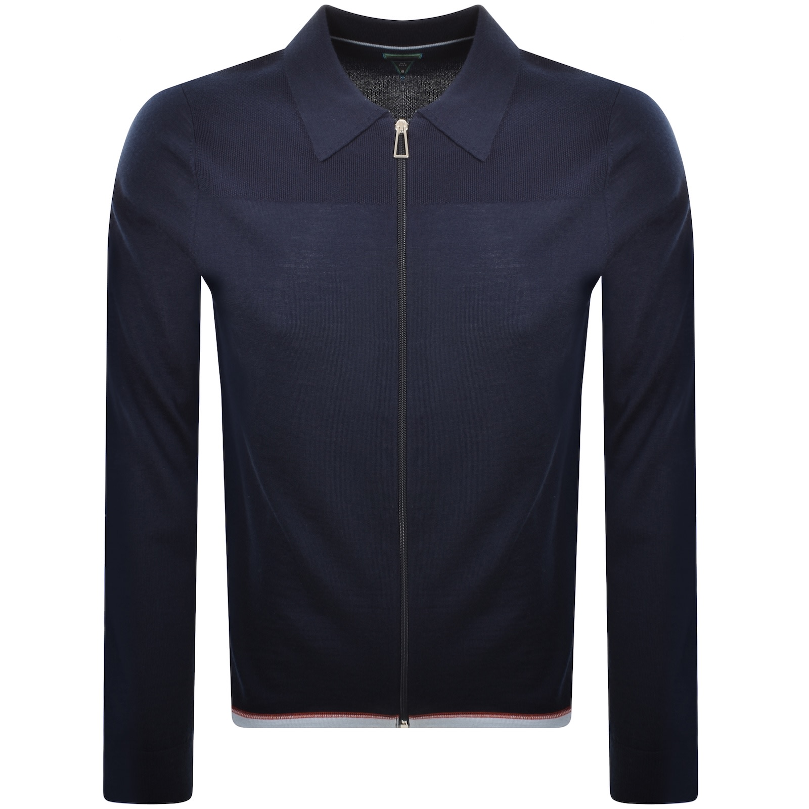 Paul Smith Full Zip Knit Cardigan Navy