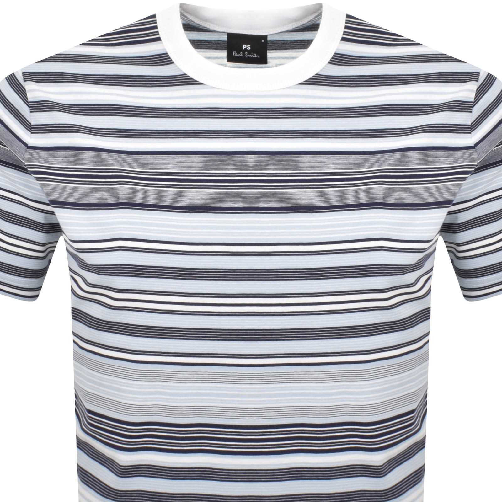 Paul Smith Stripe T Shirt White In Multi