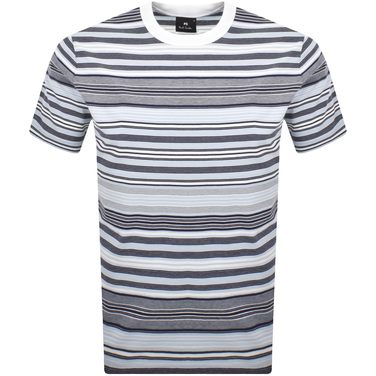 Paul Smith Stripe T Shirt White In Multi