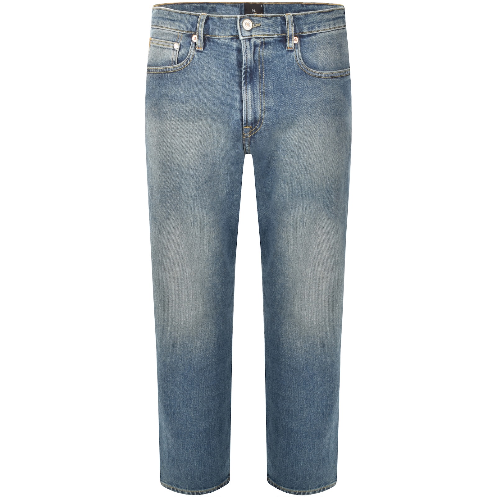 Paul Smith Relaxed Taper Jeans Mid Wash Blue