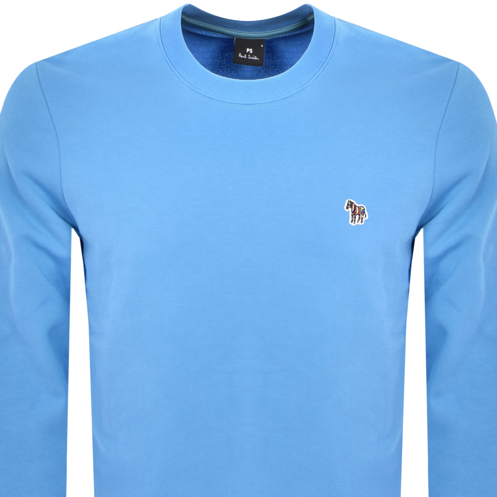 Paul Smith Regular Fit Zebra Sweatshirt Blue In Blue