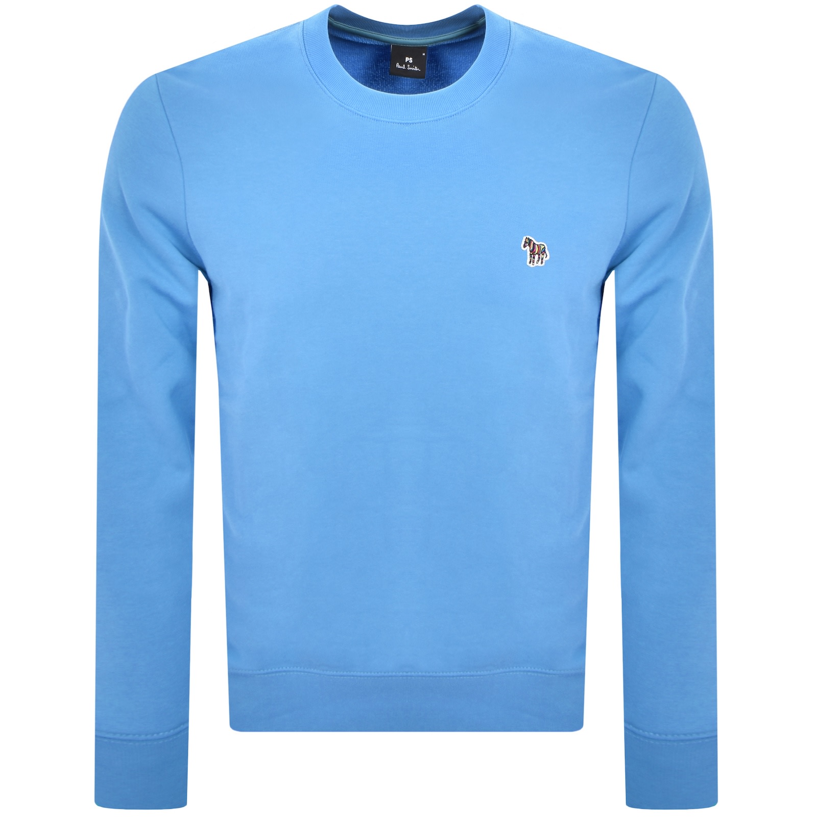 Paul Smith Regular Fit Zebra Sweatshirt Blue In Blue