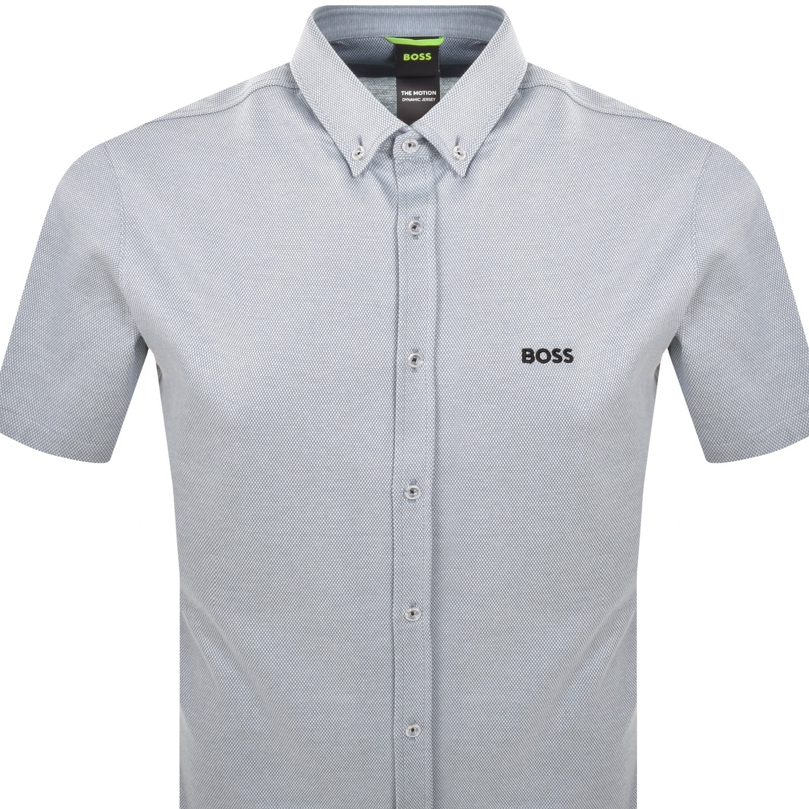 Shop Boss Athleisure Boss Motion Regular Fit Shirt Grey