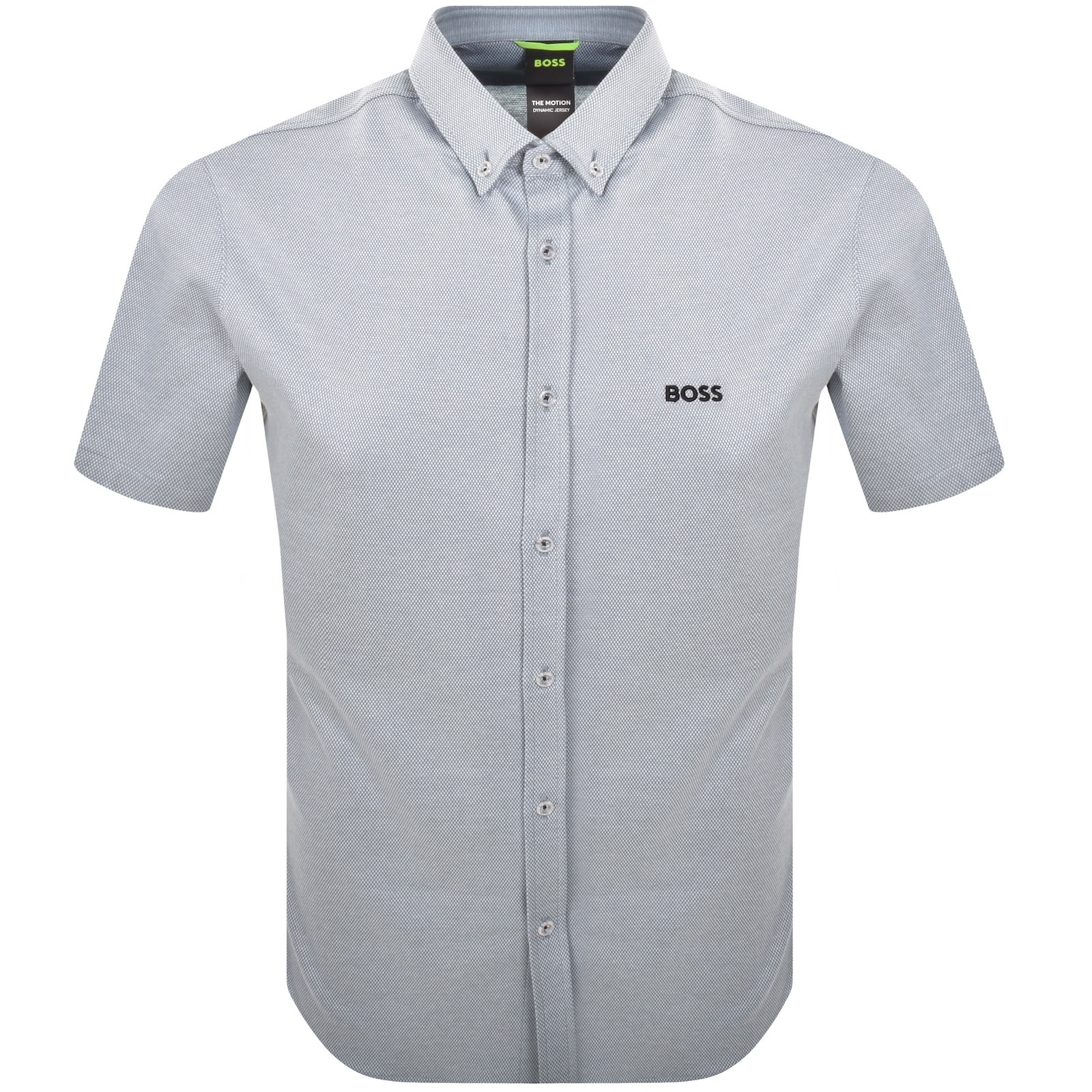 Shop Boss Athleisure Boss Motion Regular Fit Shirt Grey
