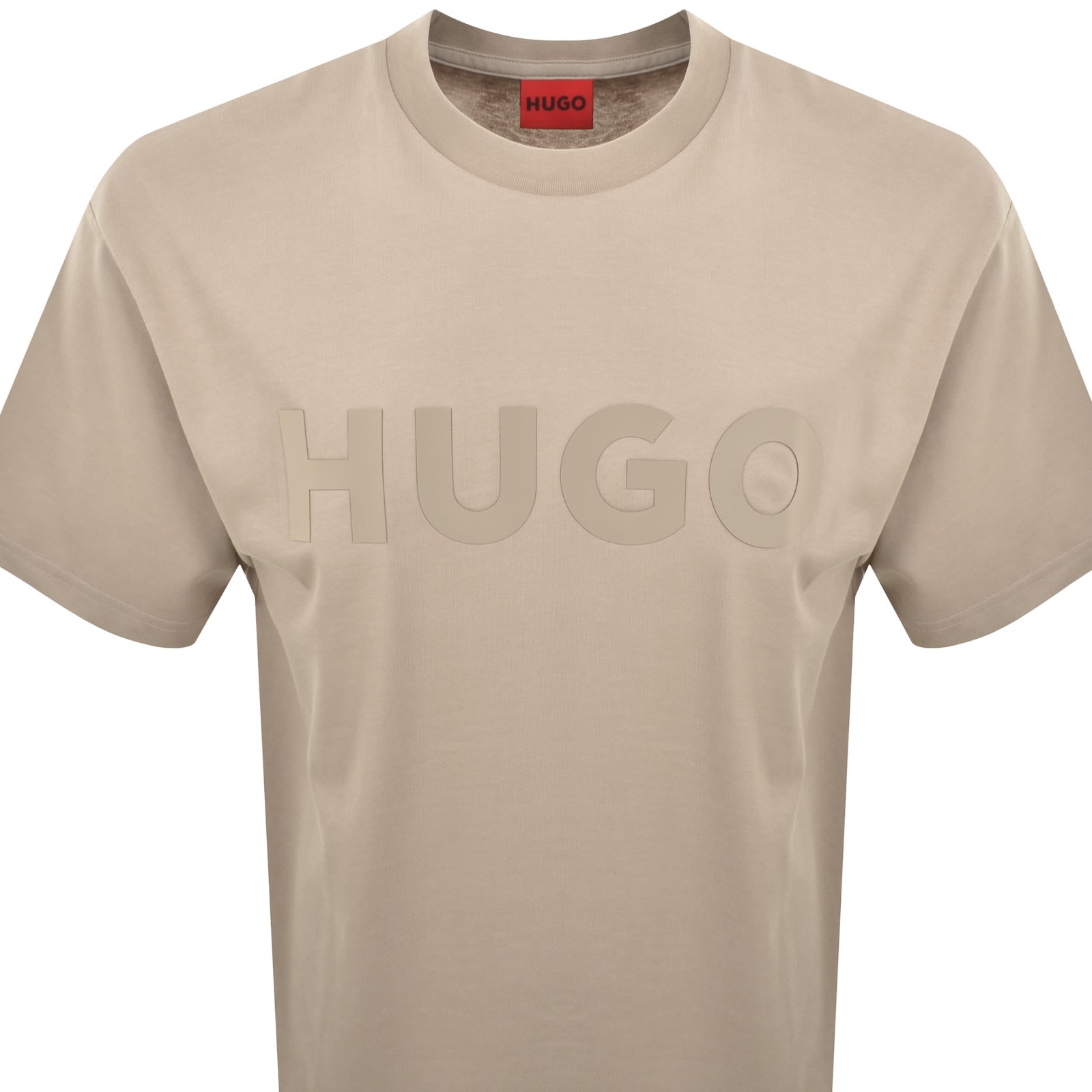 Hugo Boss Hugo Dinkee Loose Fit T Shirt Beige In Neutral