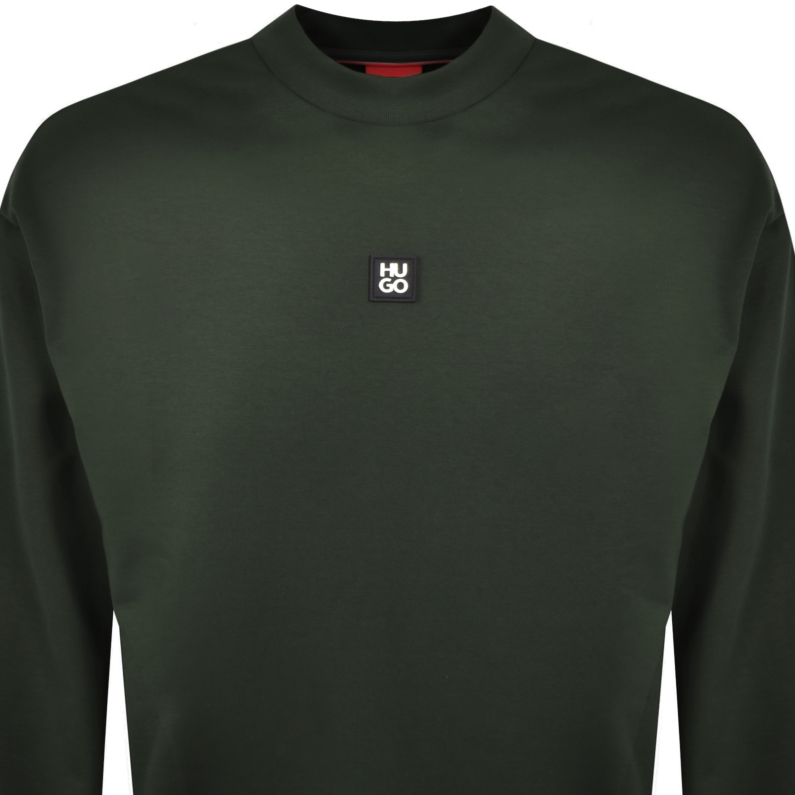 HUGO BOSS HUGO DETTIL RELAXED FIT SWEATSHIRT GREEN