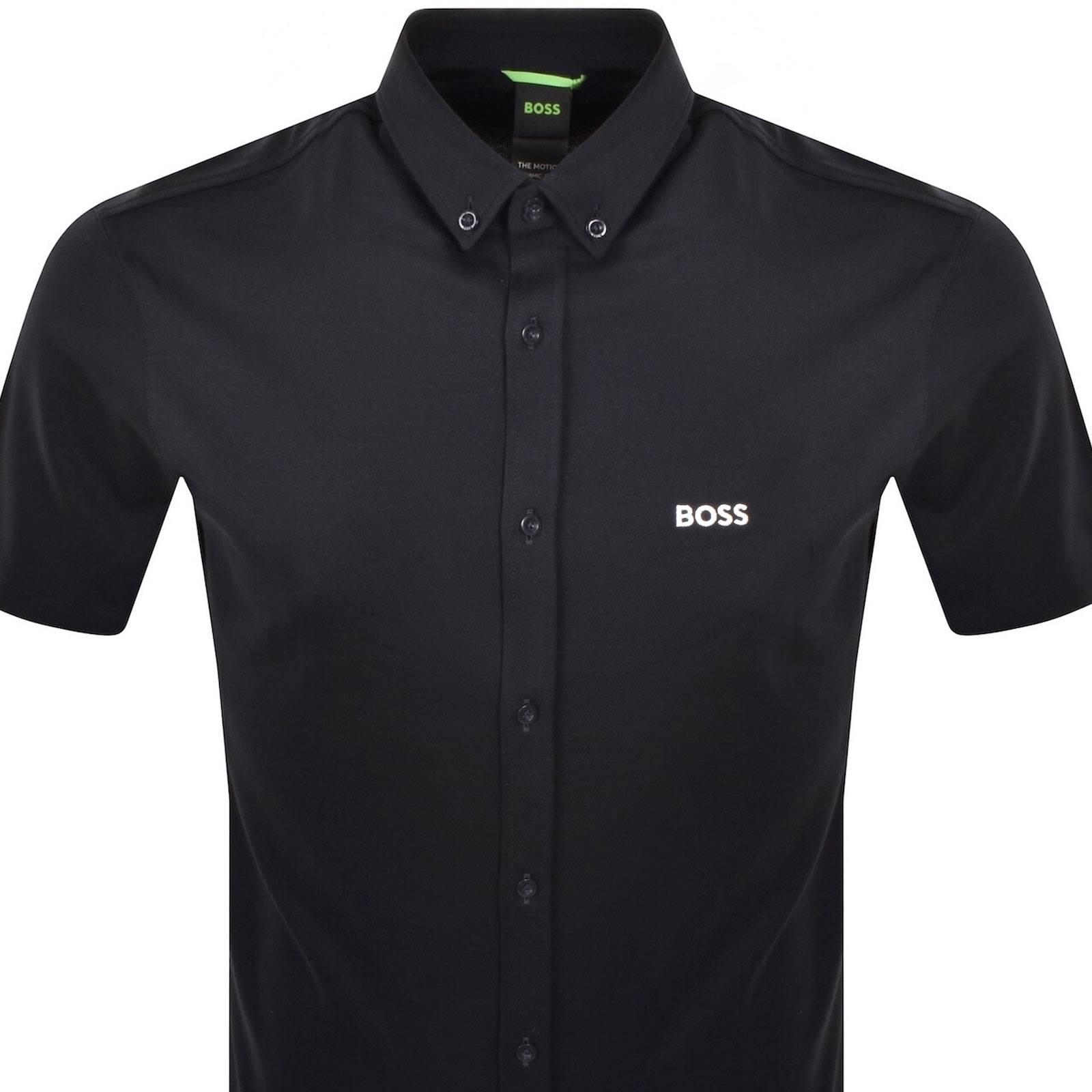Shop Boss Athleisure Boss B Motion S Short Sleeve Shirt Navy