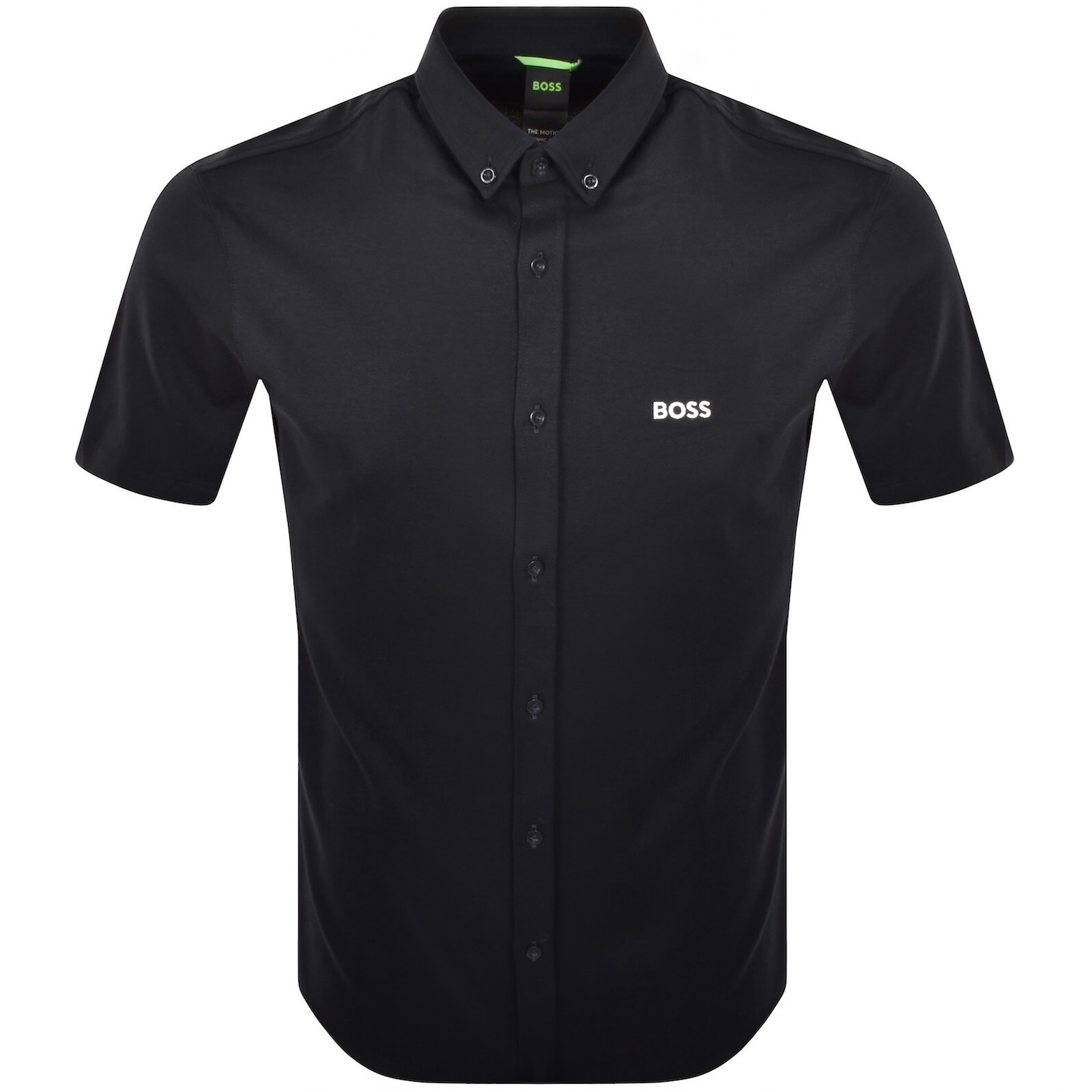 Shop Boss Athleisure Boss B Motion S Short Sleeve Shirt Navy