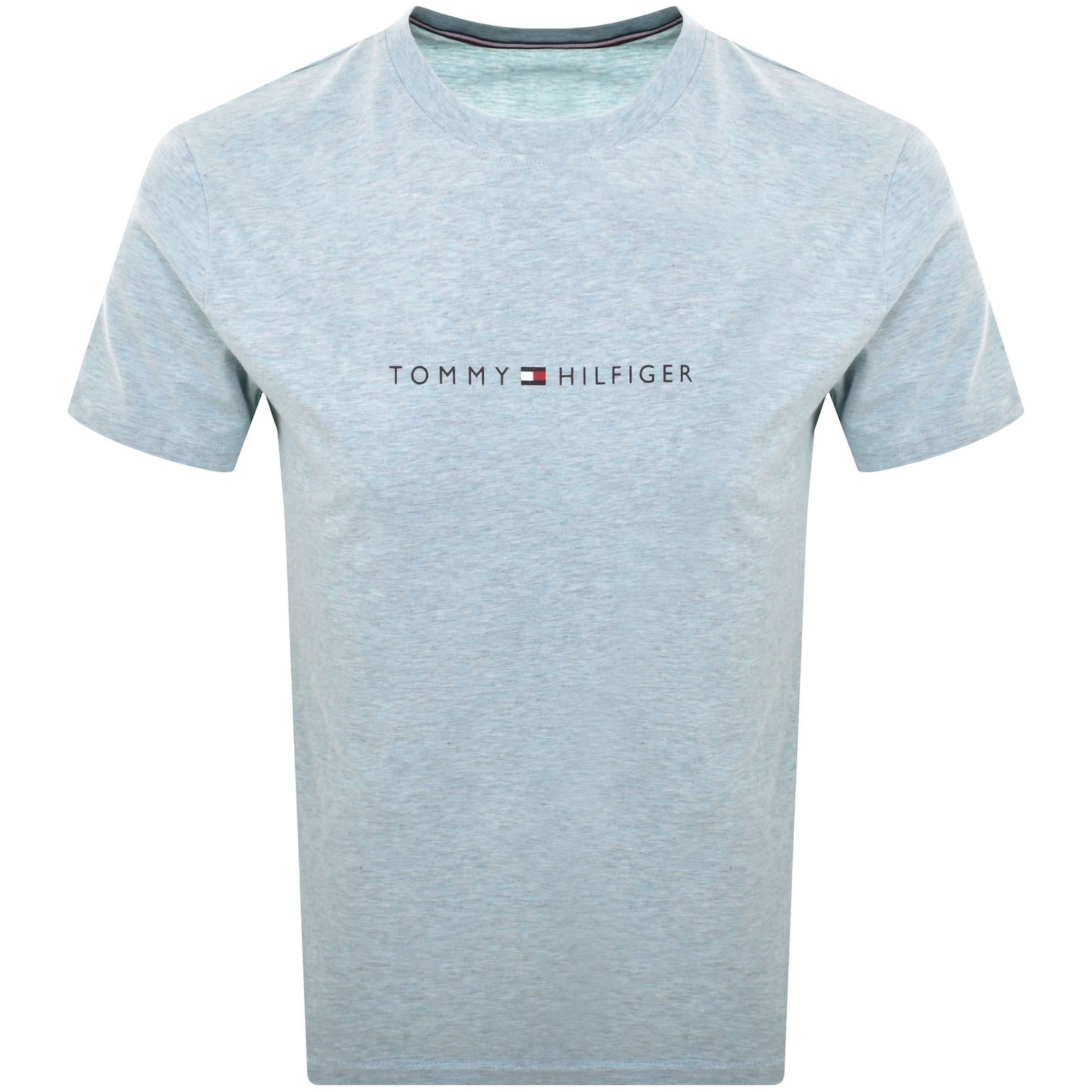 Tommy Hilfiger Lounge Logo T Shirt Blue