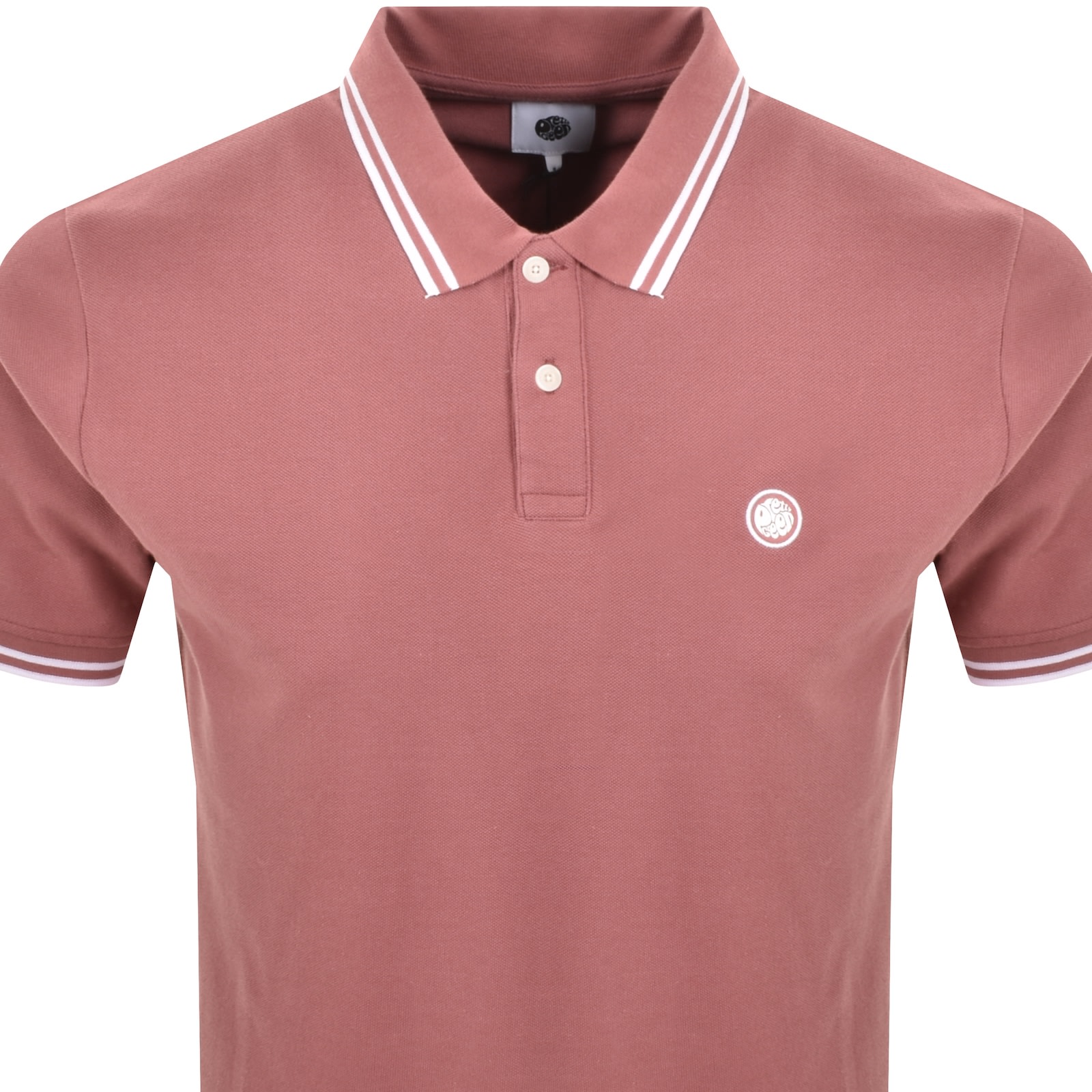 Pretty Green Barton Polo T Shirt Ruby In Pink