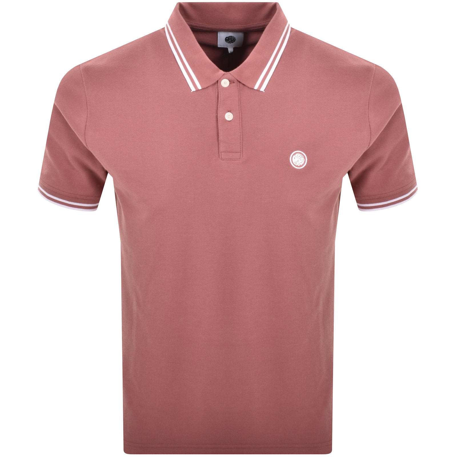 Pretty Green Barton Polo T Shirt Ruby In Pink