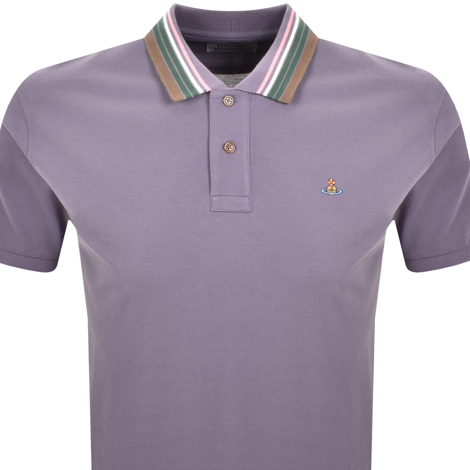 Vivienne Westwood Classic Polo T Shirt Purple In Purple