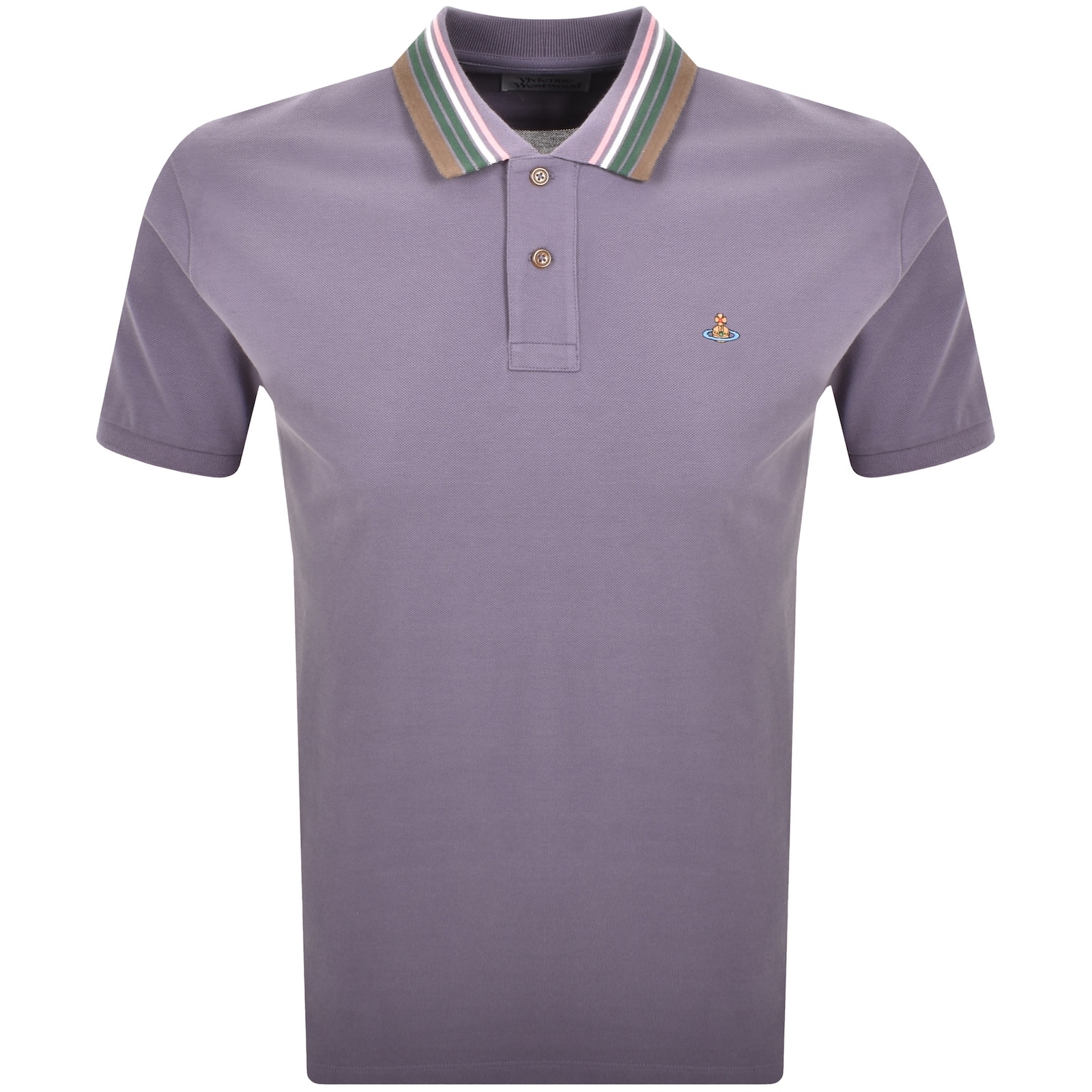 Vivienne Westwood Classic Polo T Shirt Purple In Purple