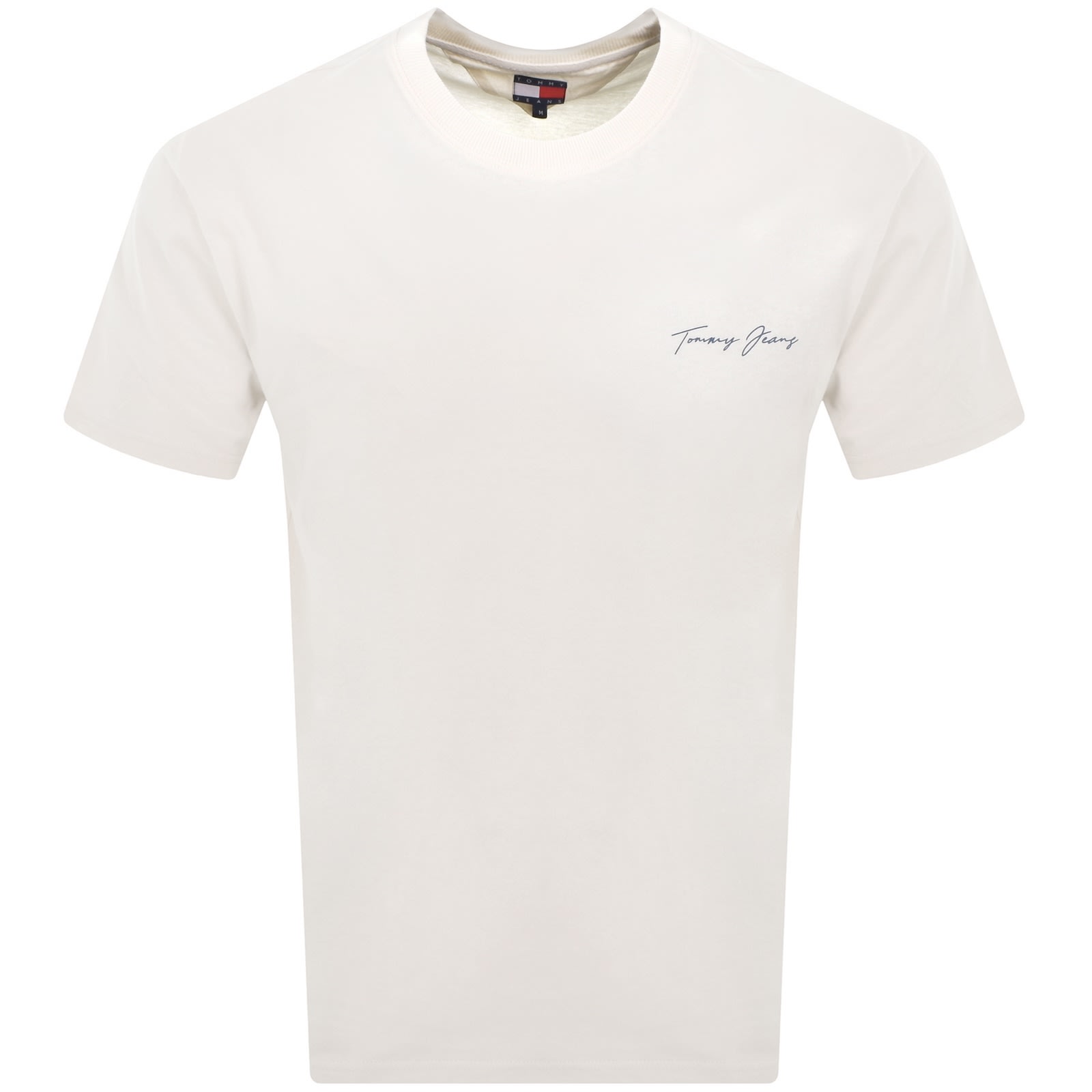 Tommy Jeans Sig Sailing T Shirt White In White