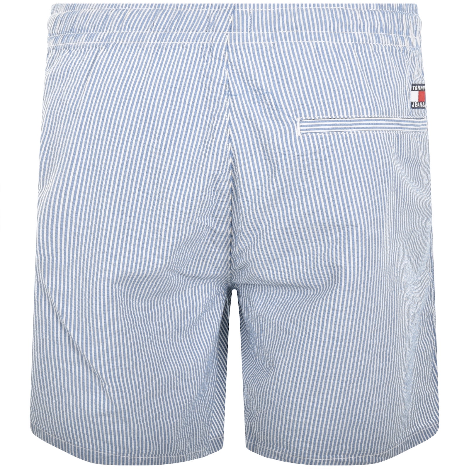 Tommy Jeans Striped Beach Shorts Blue