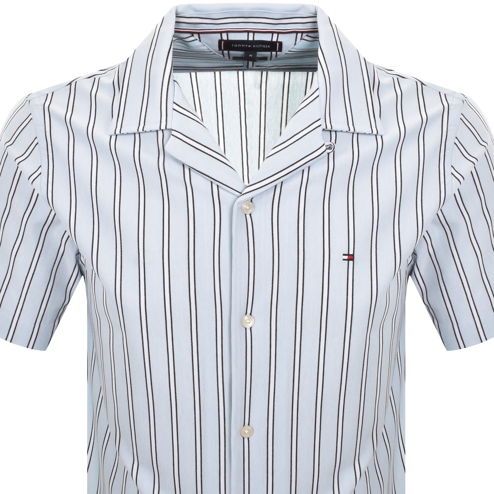 Tommy Hilfiger Knitted Stripe Shirt Blue