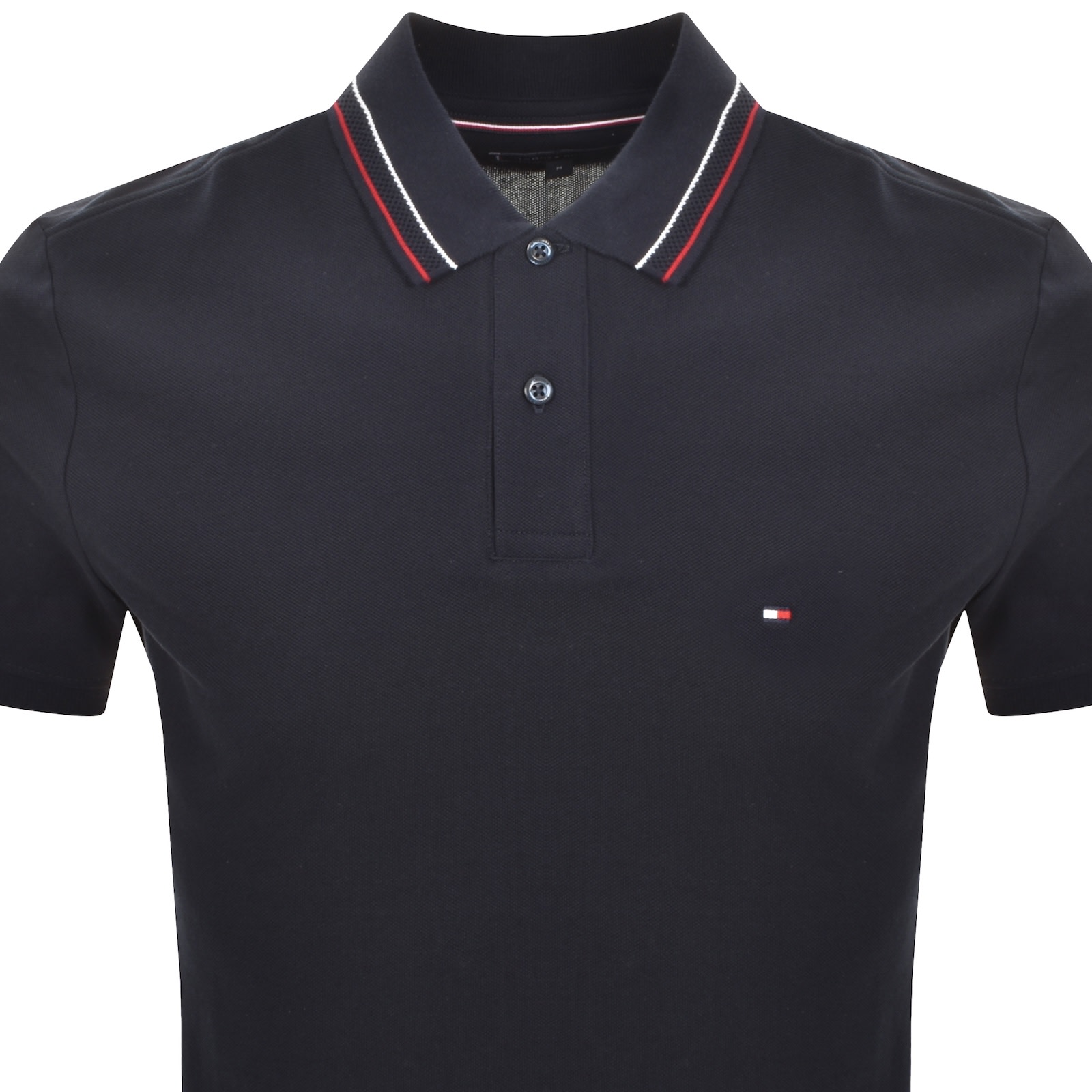 Tommy Hilfiger Placket Interest Polo Navy