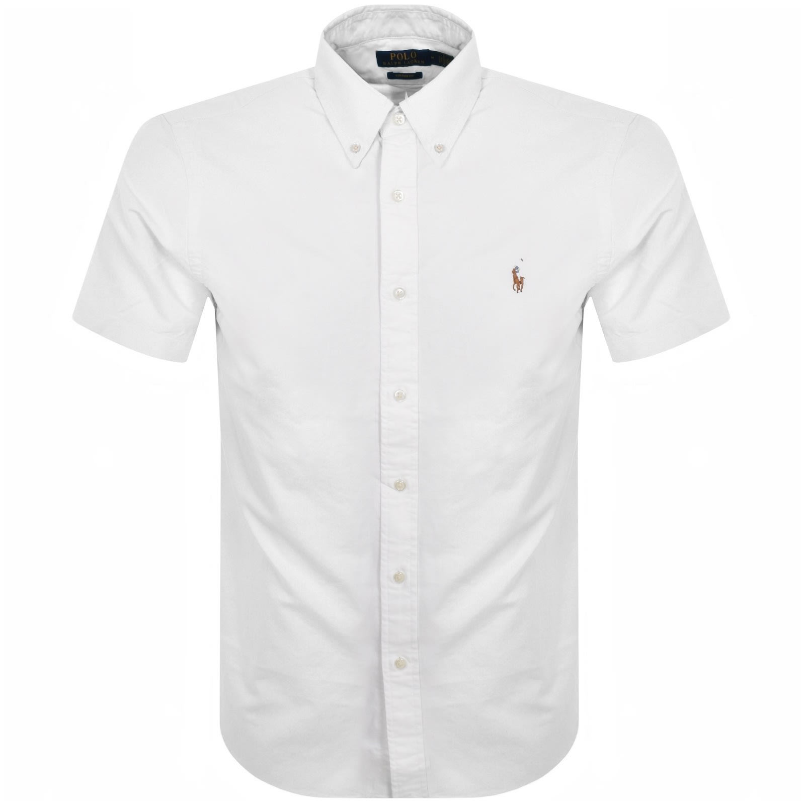 Ralph Lauren Lightweight Oxford Shirt White In White