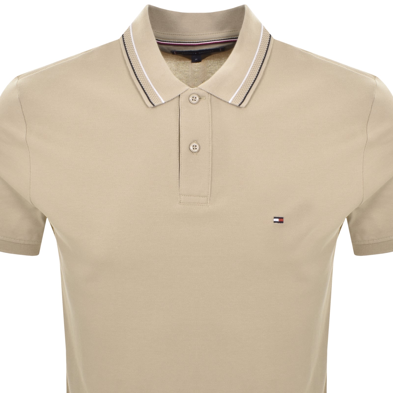 Tommy Hilfiger Placket Interest Polo Beige