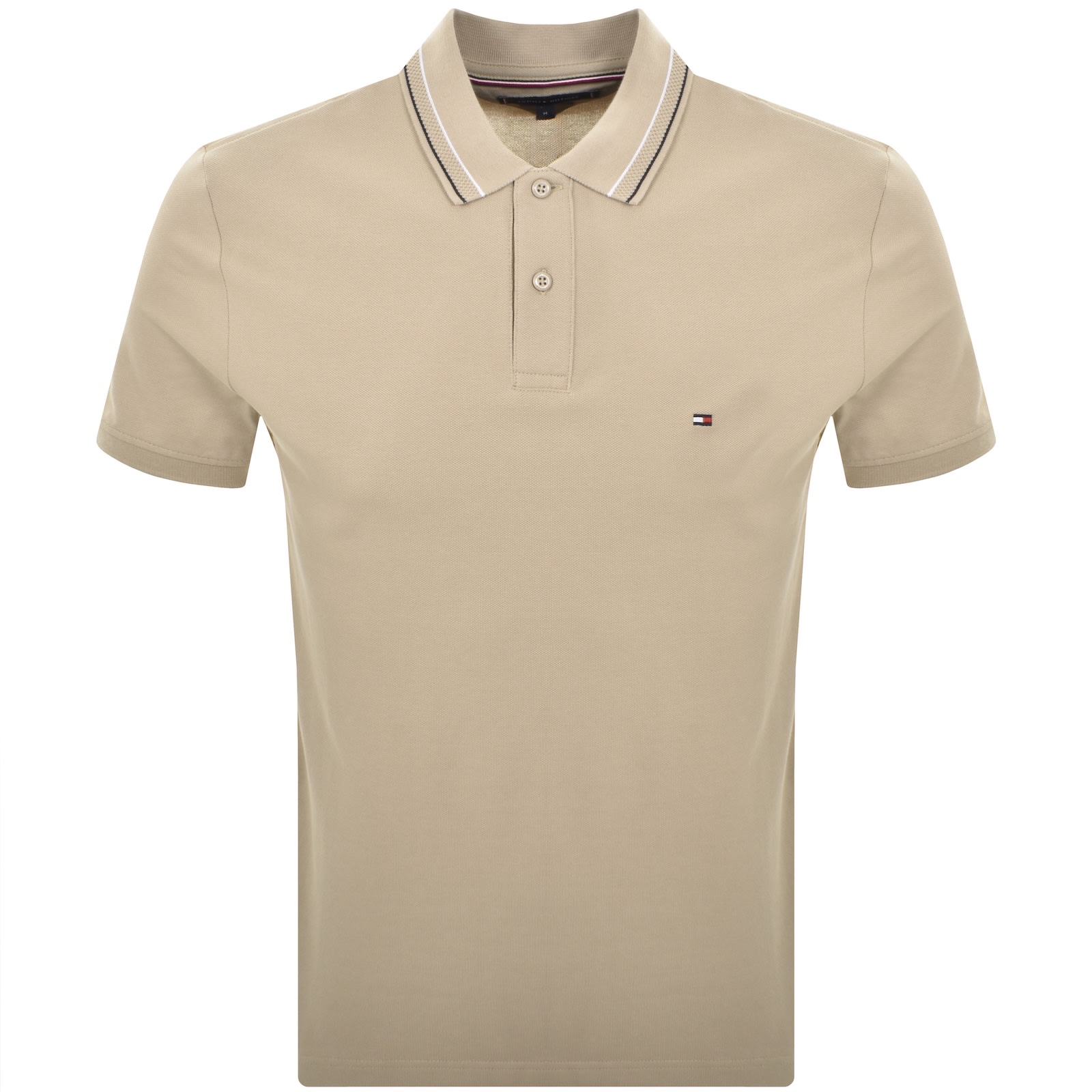 Tommy Hilfiger Placket Interest Polo Beige
