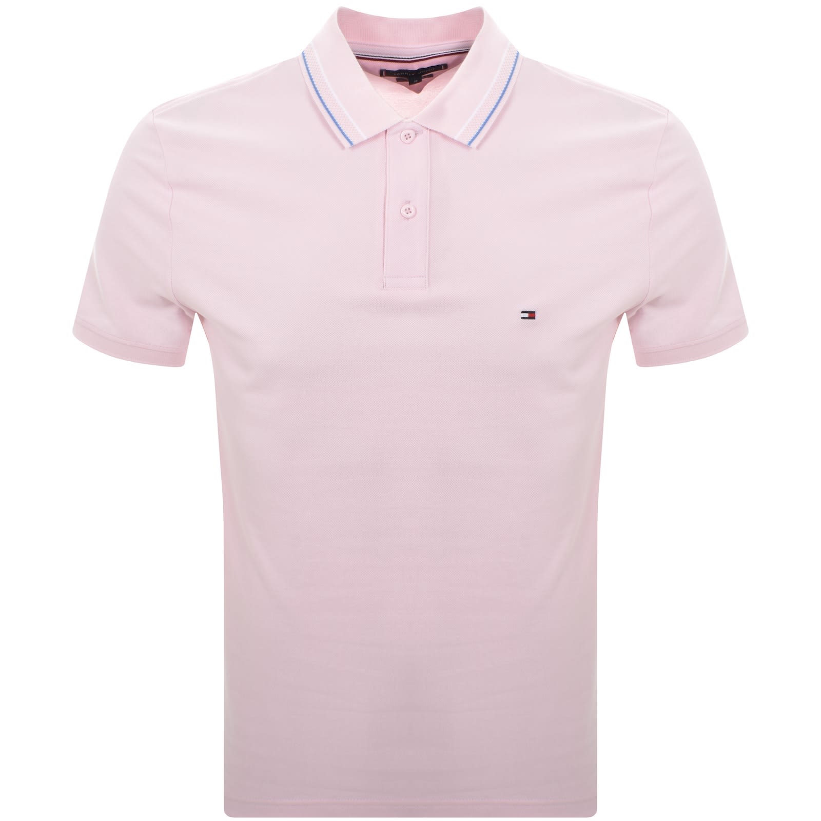 Tommy Hilfiger Placket Interest Polo Pink