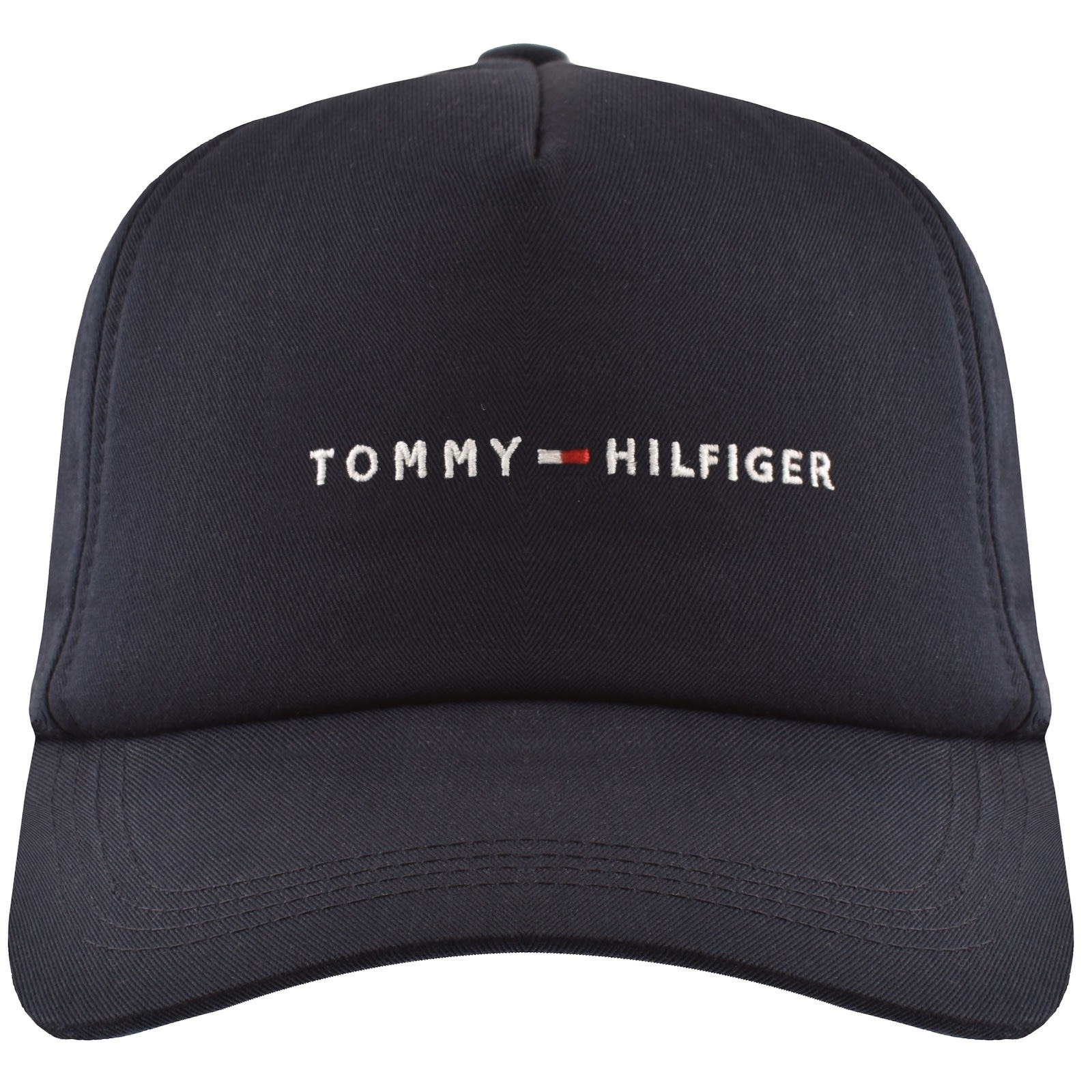 Tommy Hilfiger Foundation Baseball Cap Navy In Black