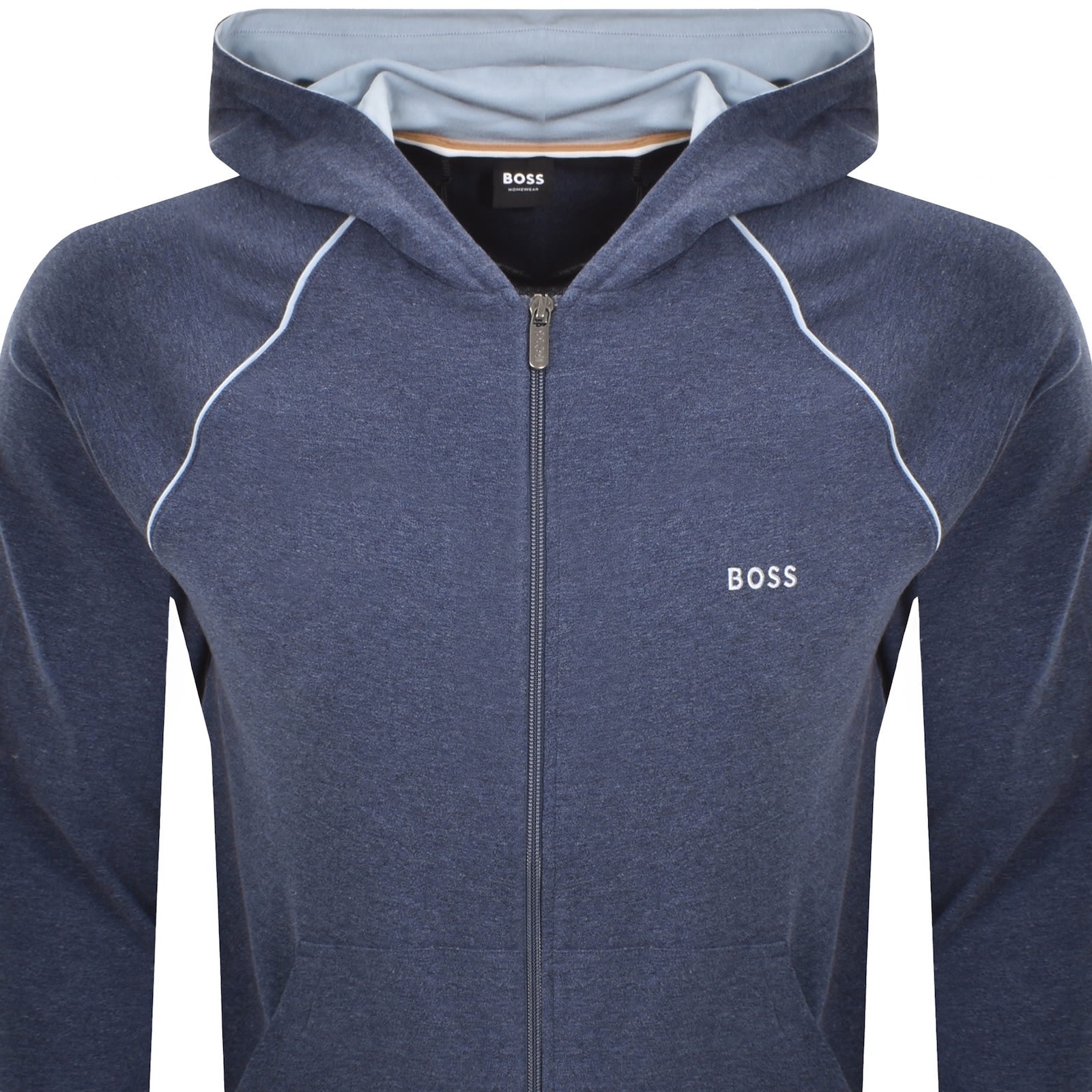 Hugo Boss Boss Mix And Match Full Zip Hoodie Blue
